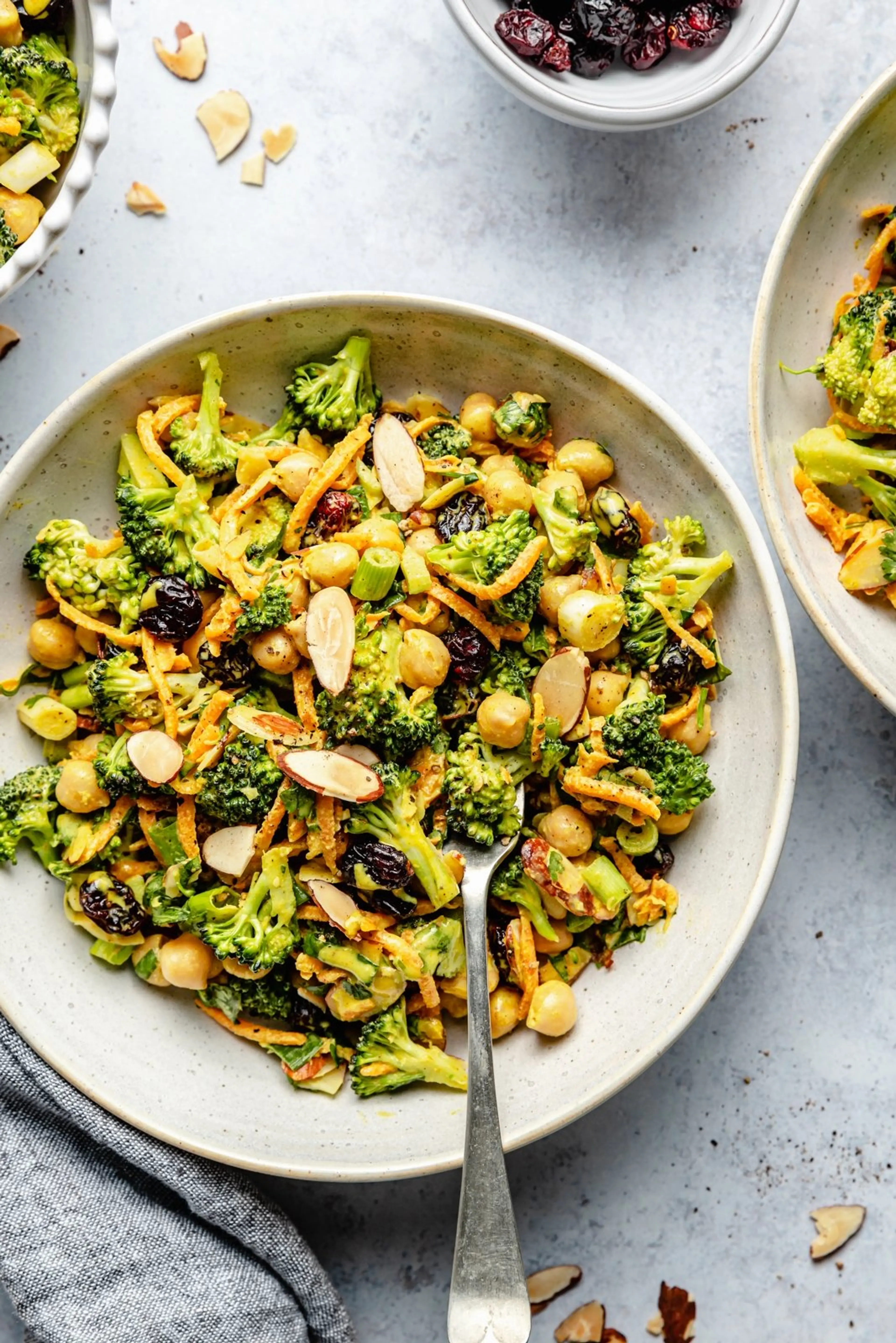 Vegan Curried Broccoli Chickpea Salad