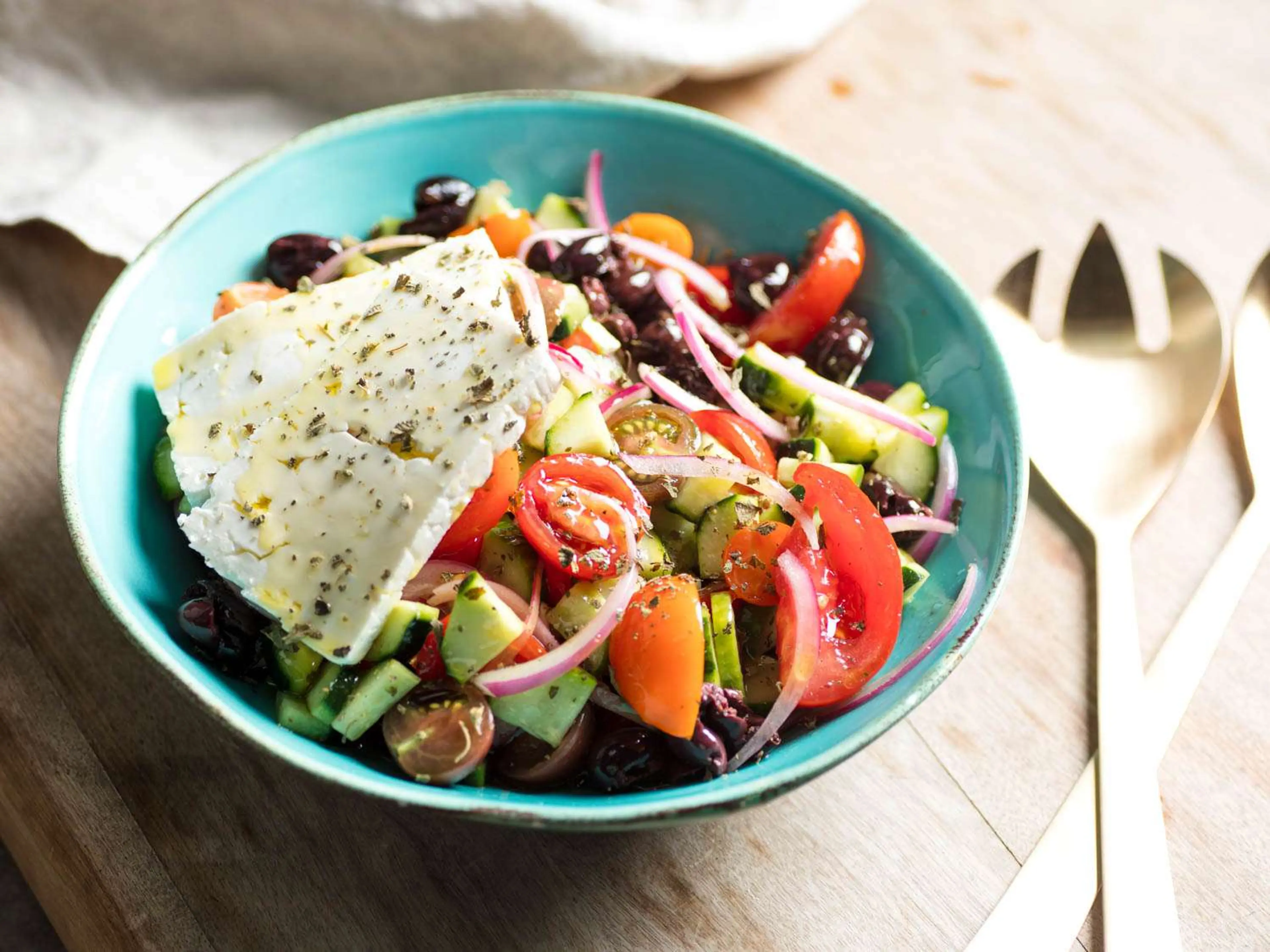Horiatiki (Greek Salad) Recipe