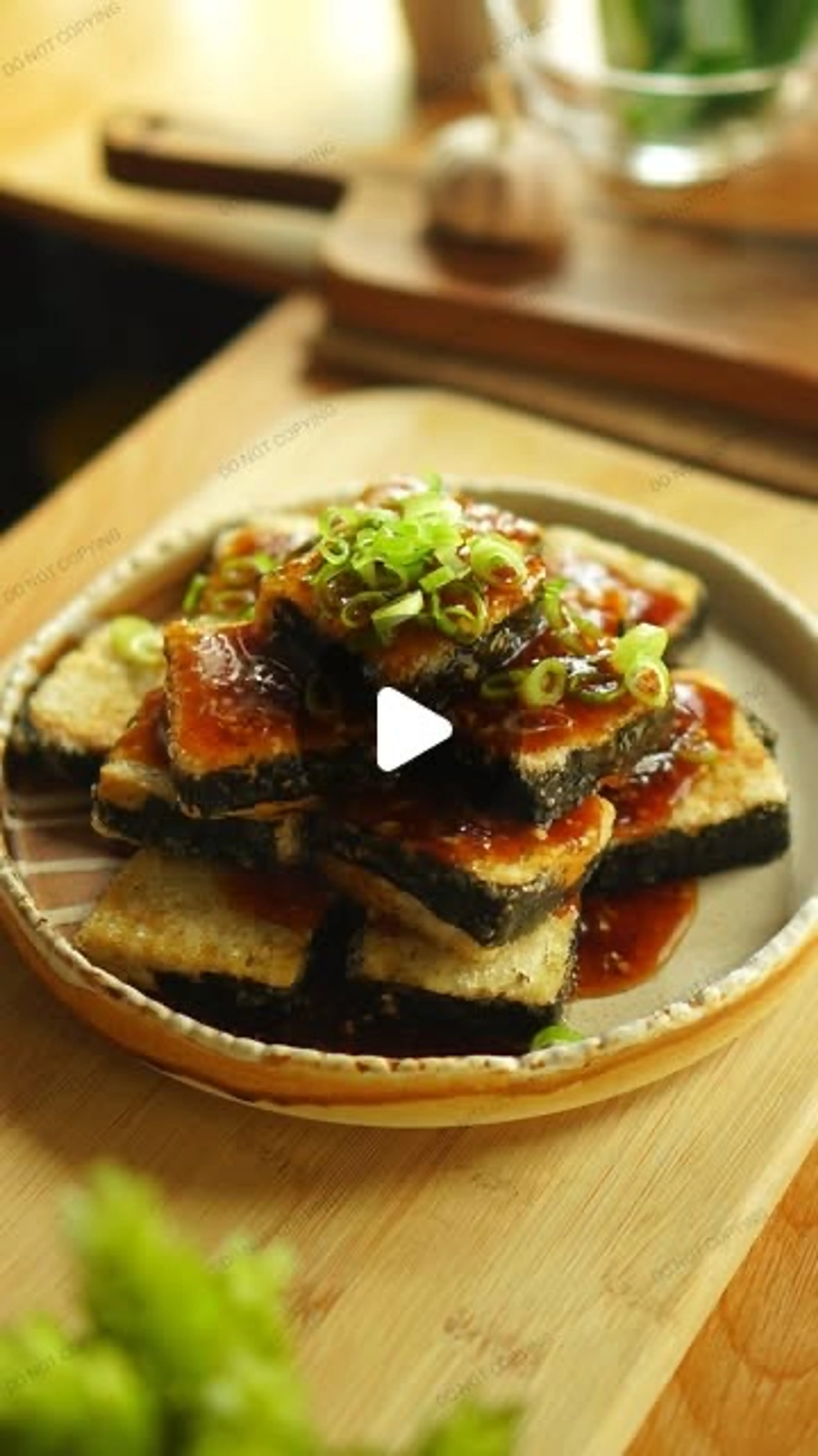 Nori Tofu in Soy Garlic Sauce