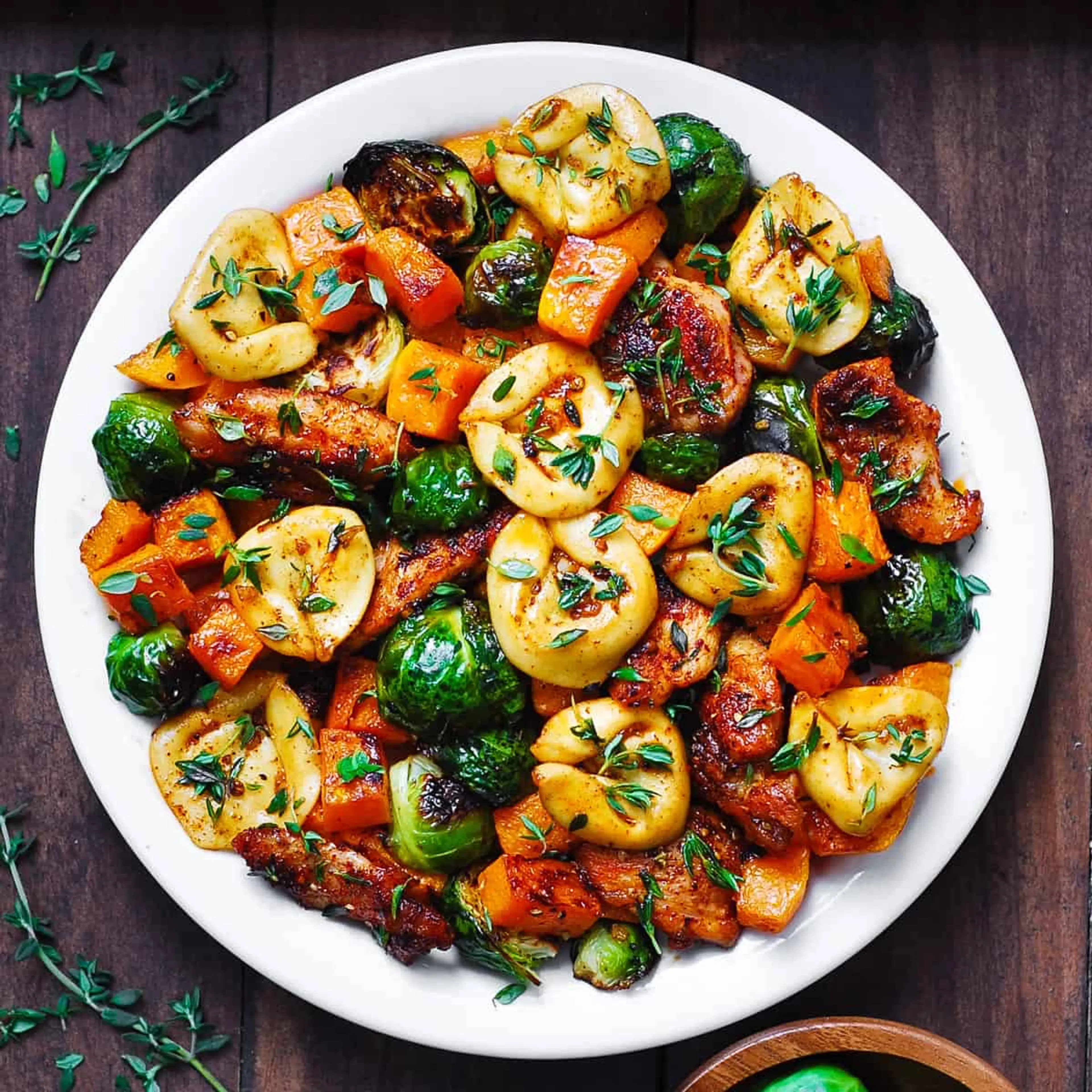 Autumn Chicken Dinner with Roasted Vegetables