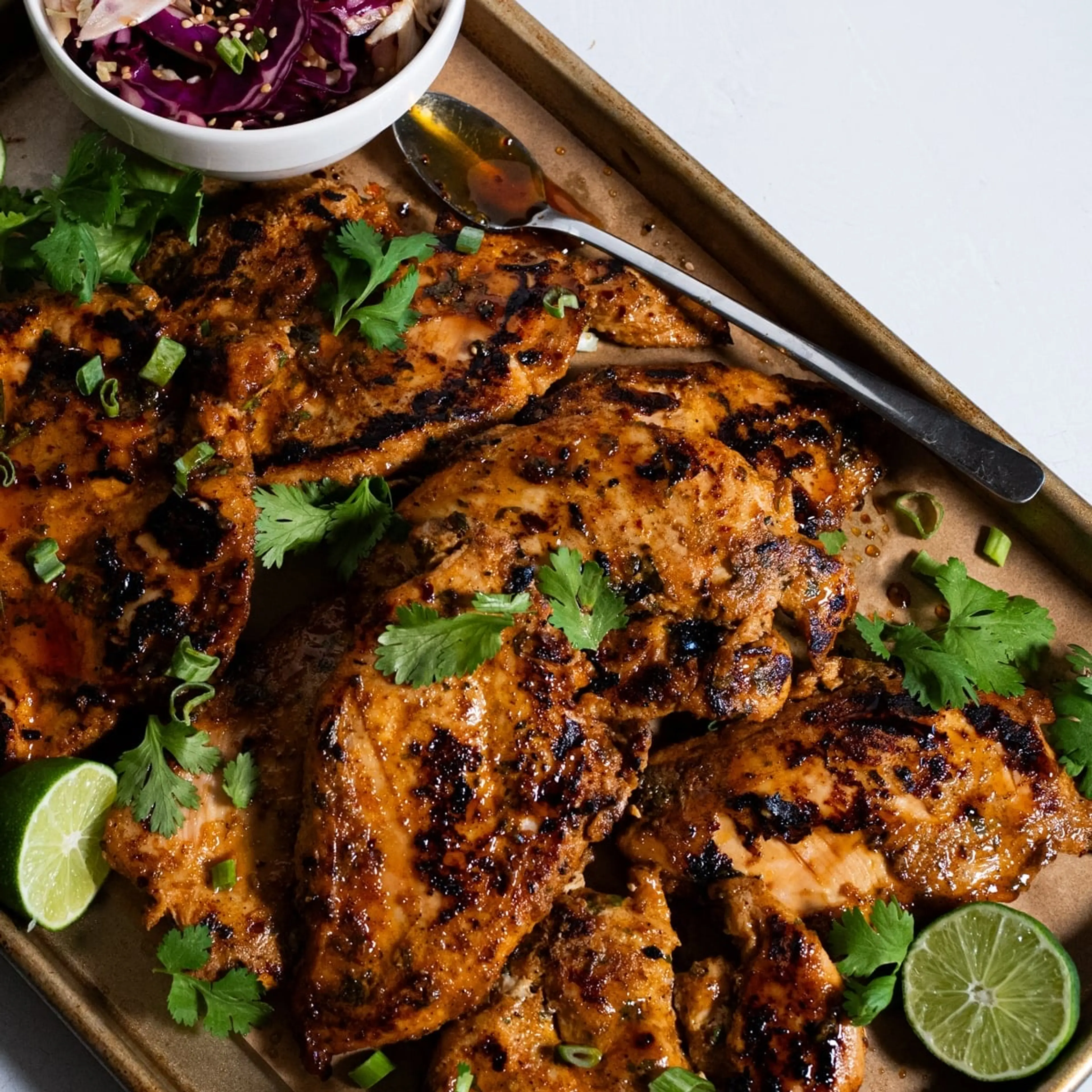 Hot Honey Cilantro Lime Chicken