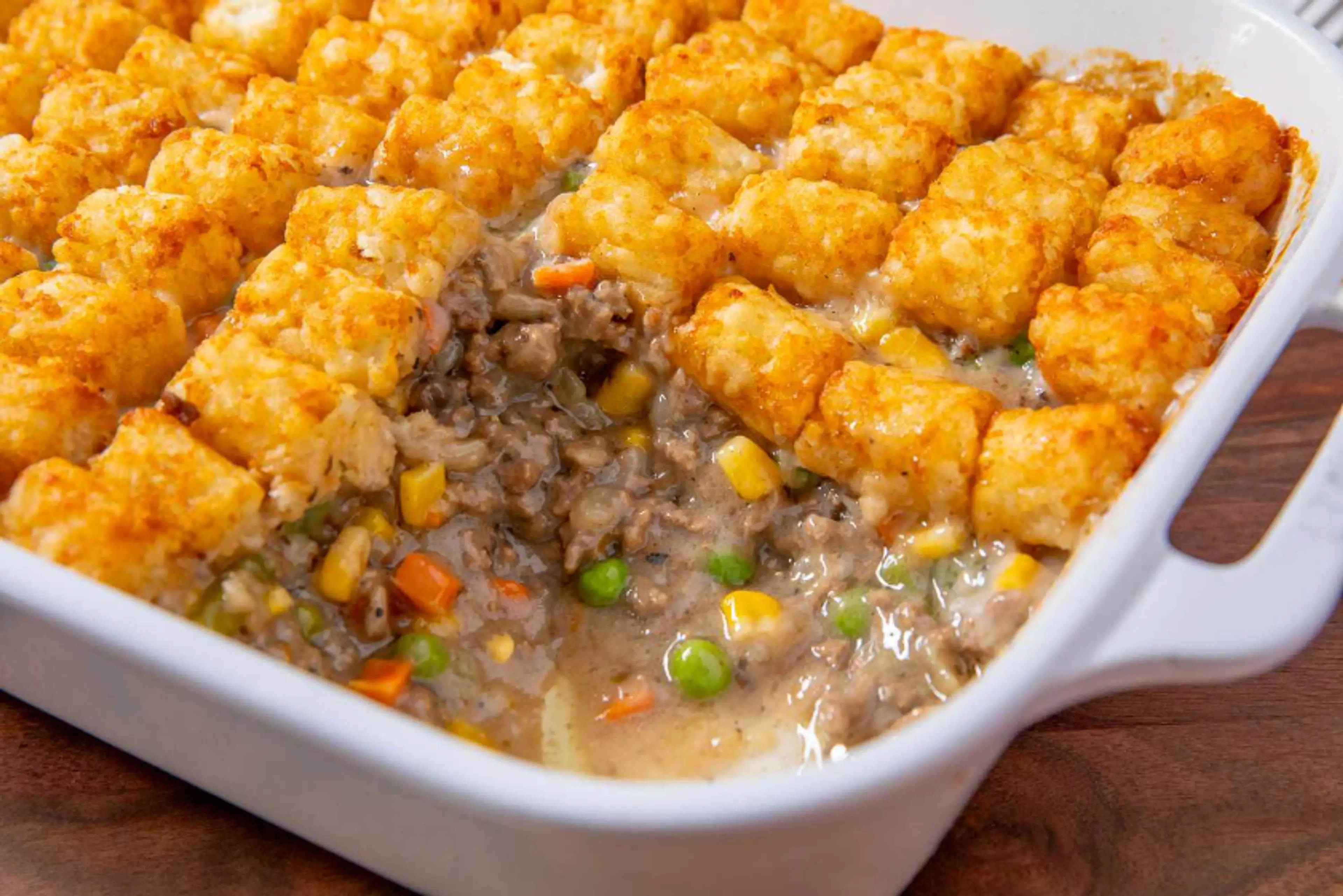 Classic Tater Tot Hotdish