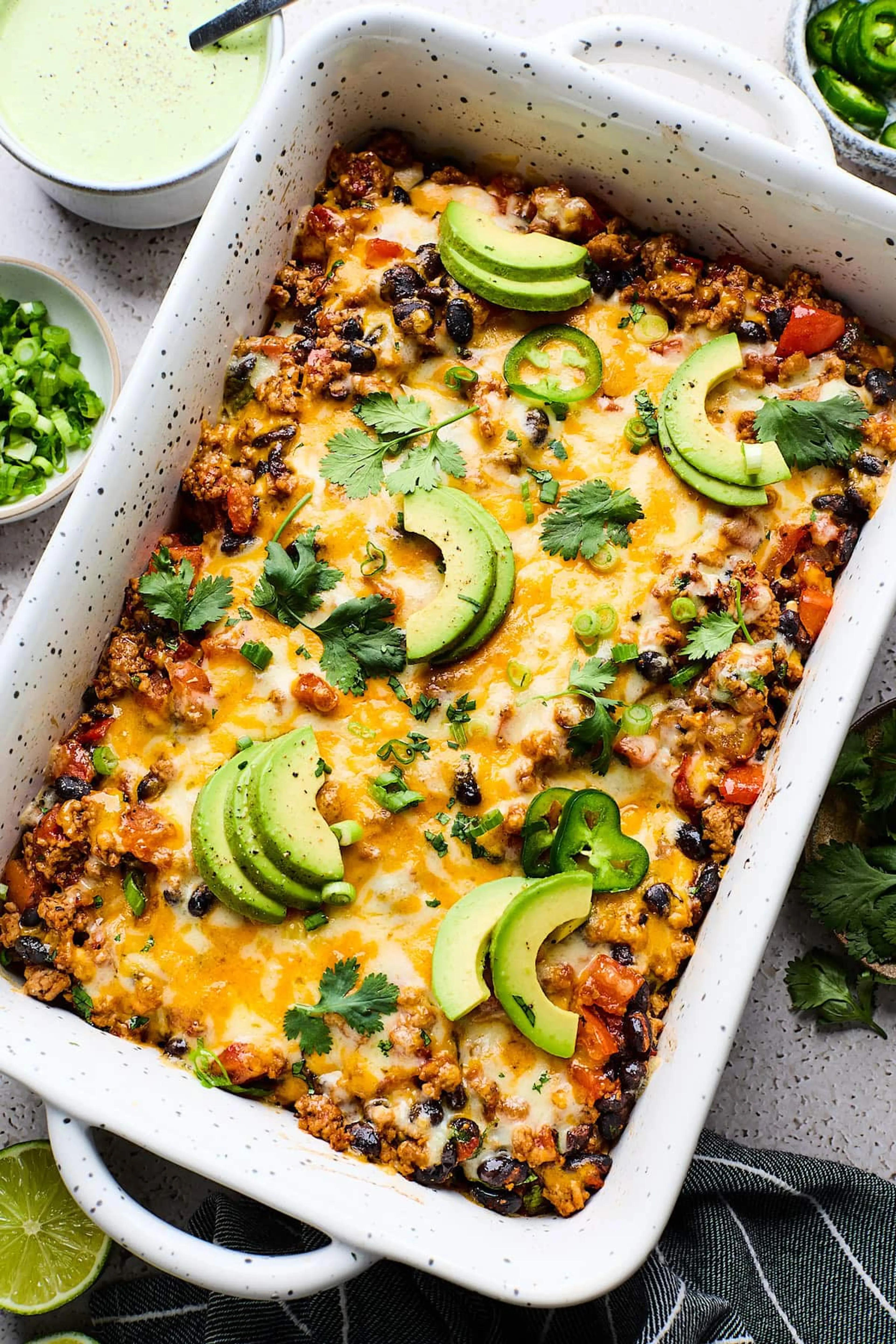 Sweet Potato Turkey Black Bean Bake