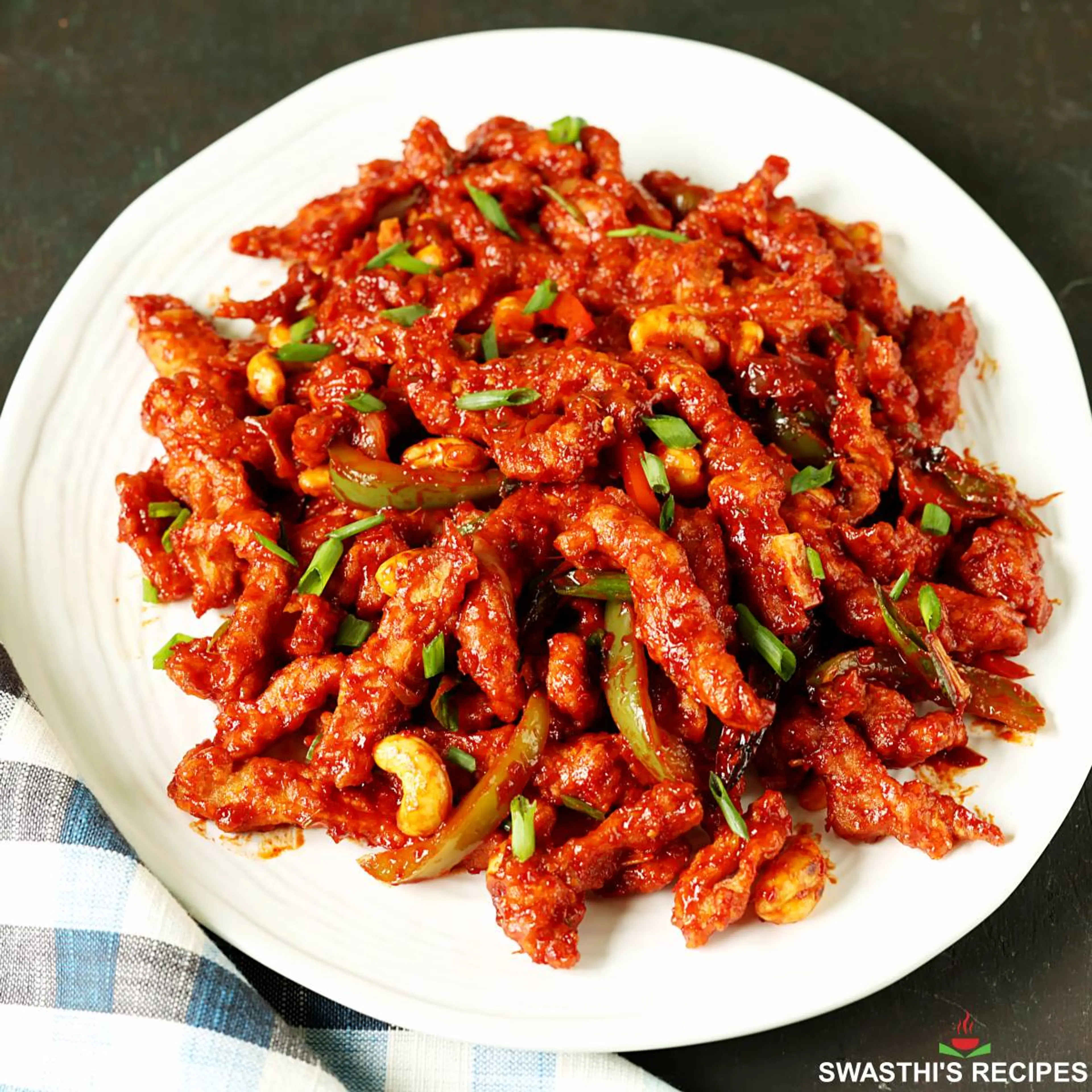 Dragon Chicken (Indo-Chinese Restaurant Style)