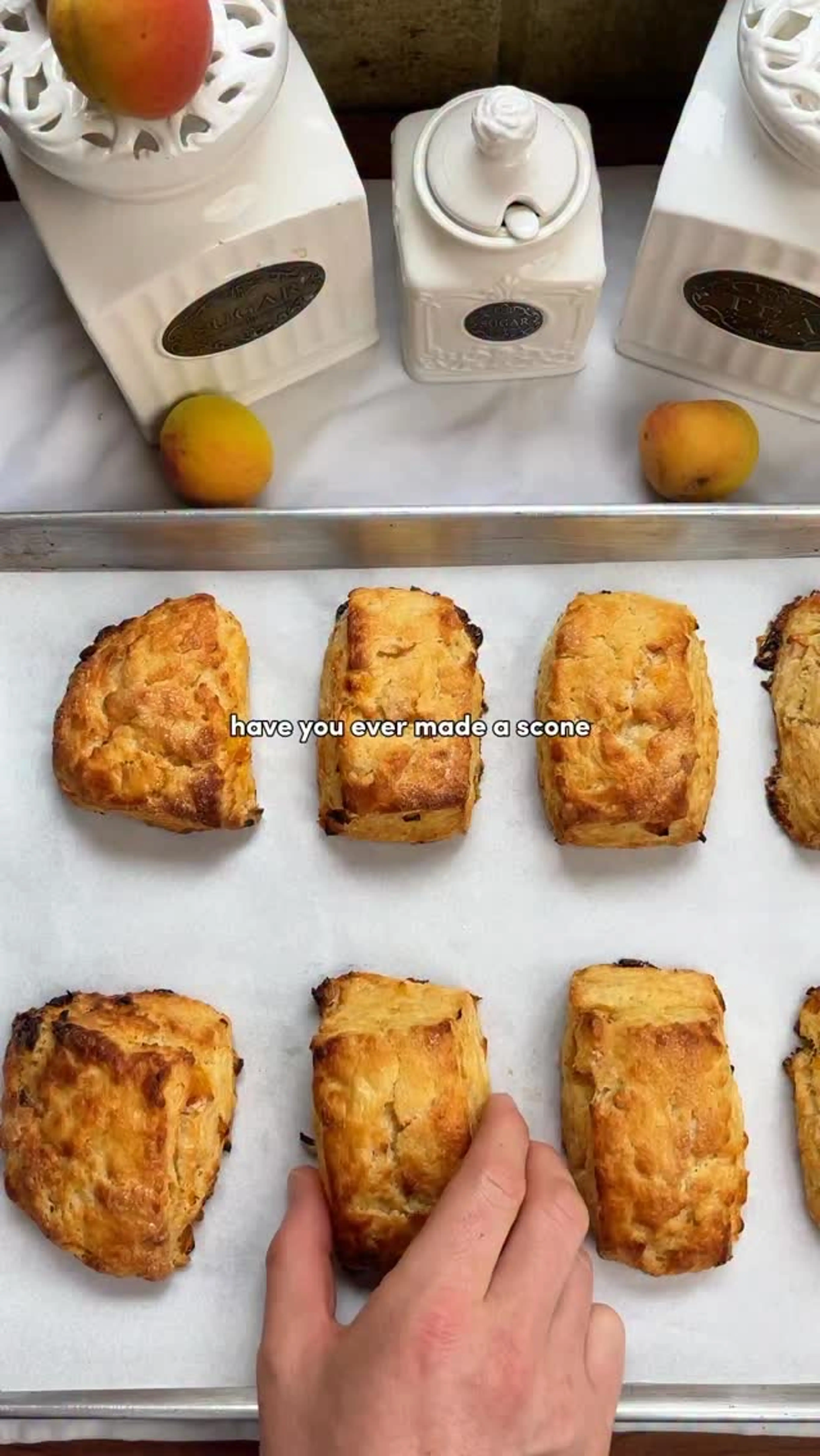 Apricot Buttermilk Scones