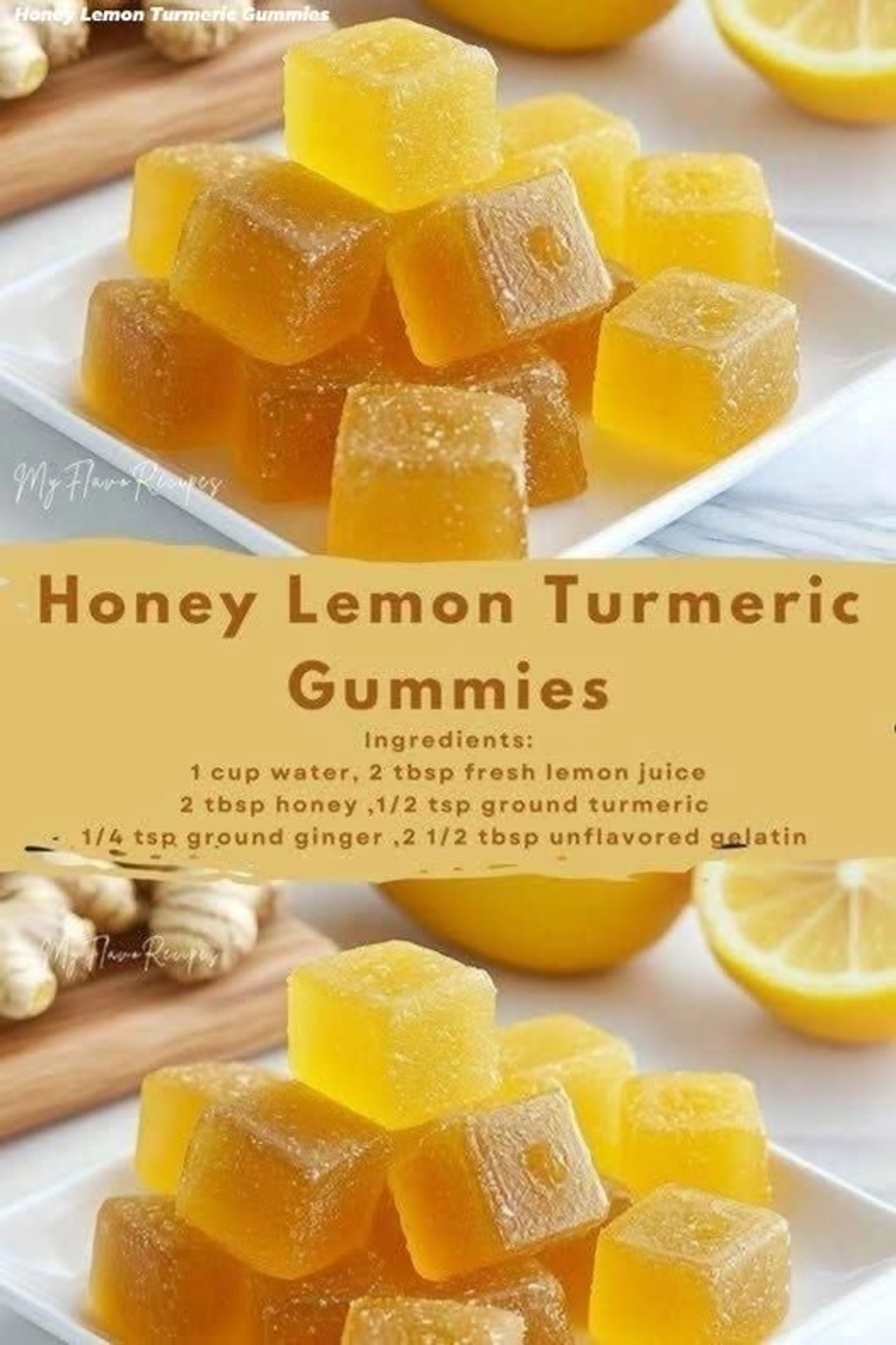 Honey Lemon Turmeric Gummies