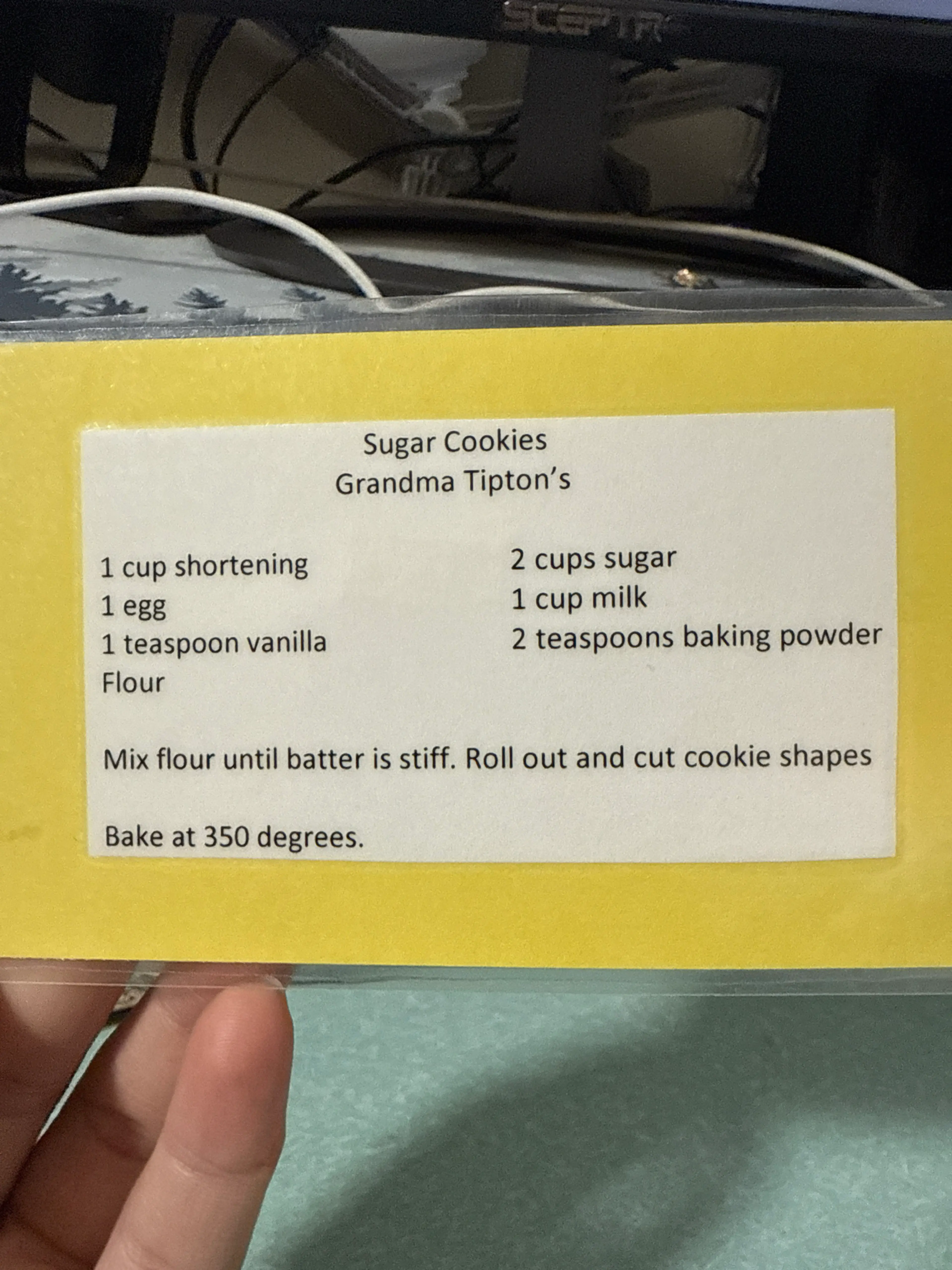 Sugar Cookies Grandma Tipton's