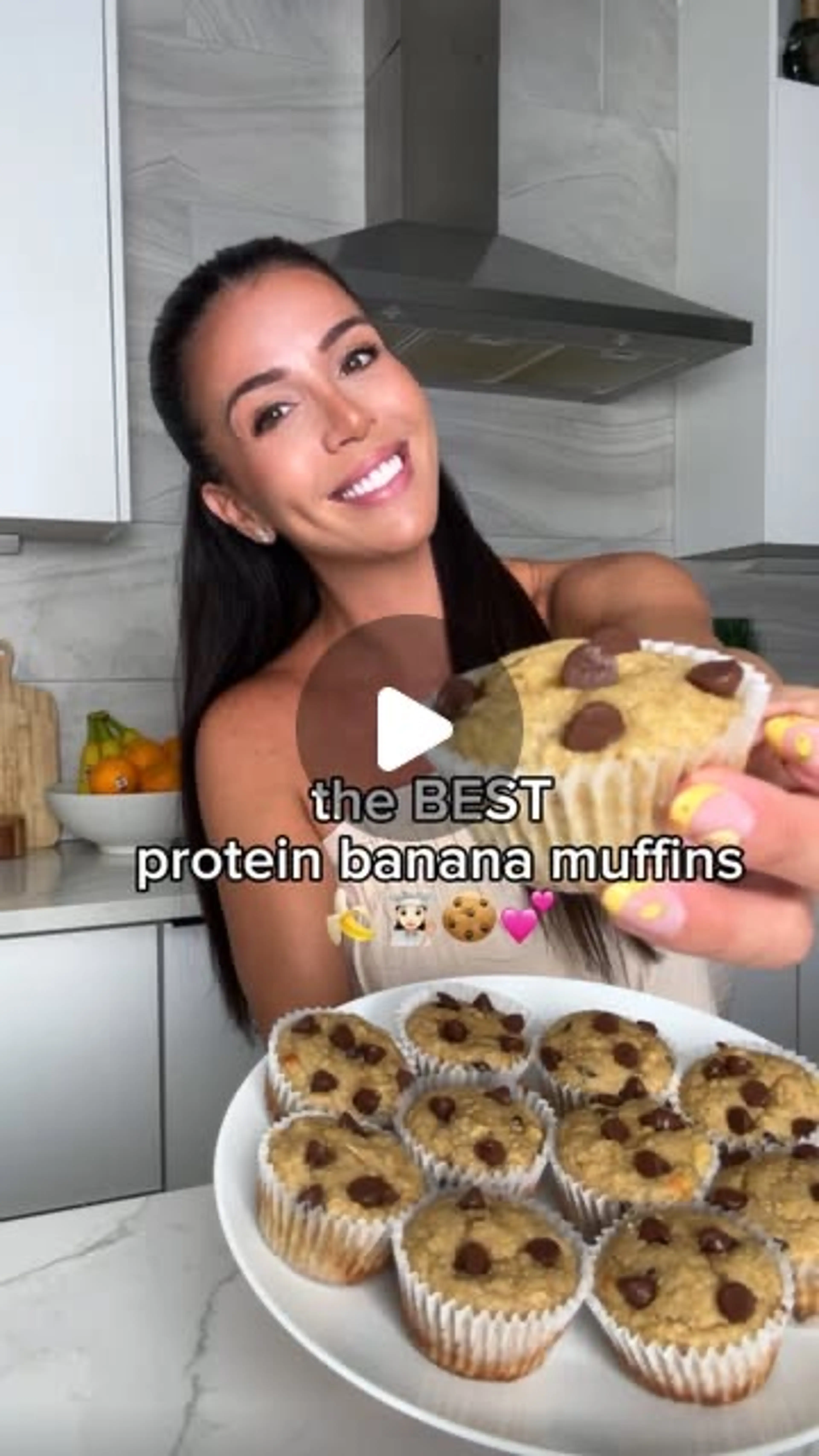 The Best Protein Banana Muffins