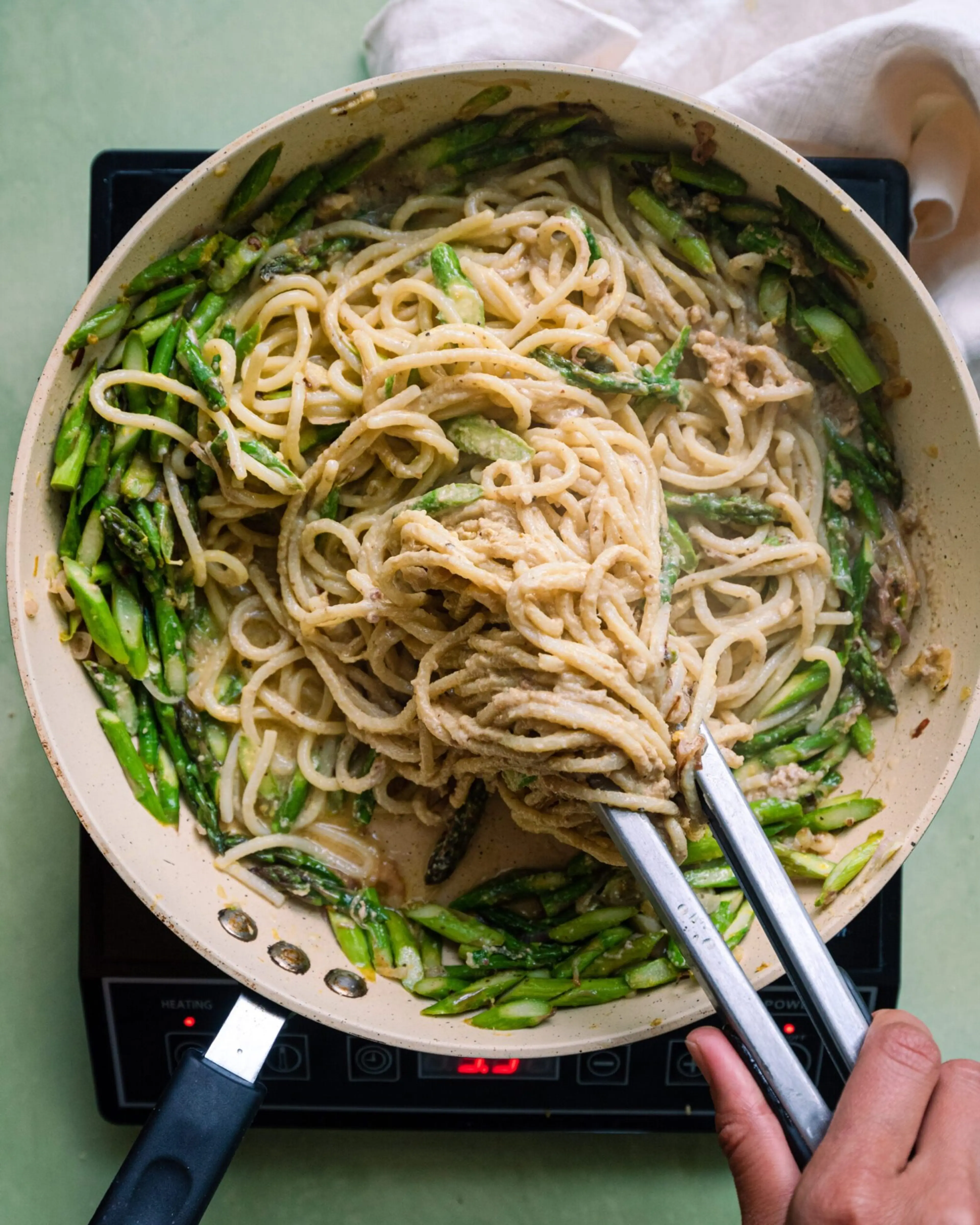 Lemon Asparagus Pasta