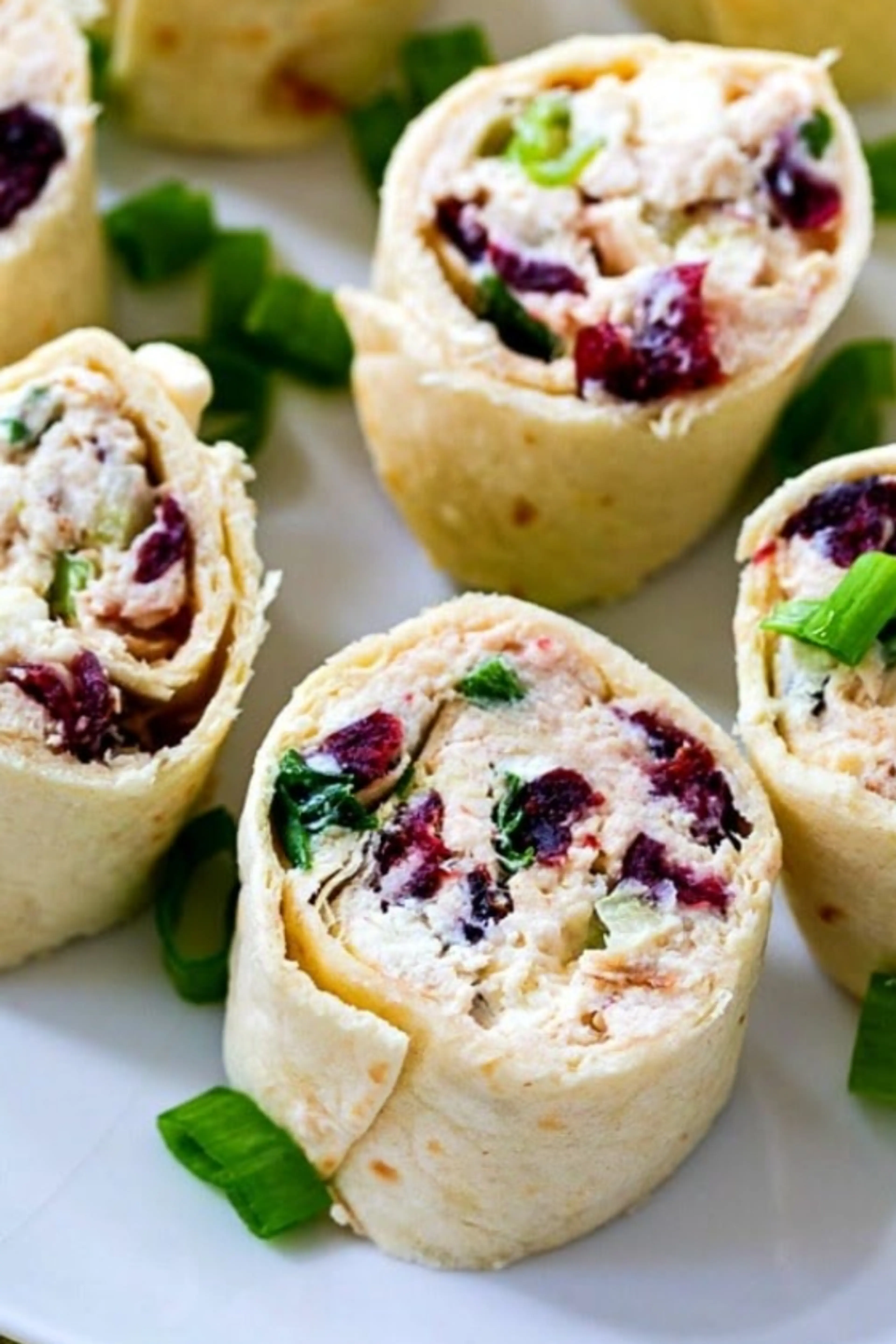 Chicken Cranberry Pinwheels