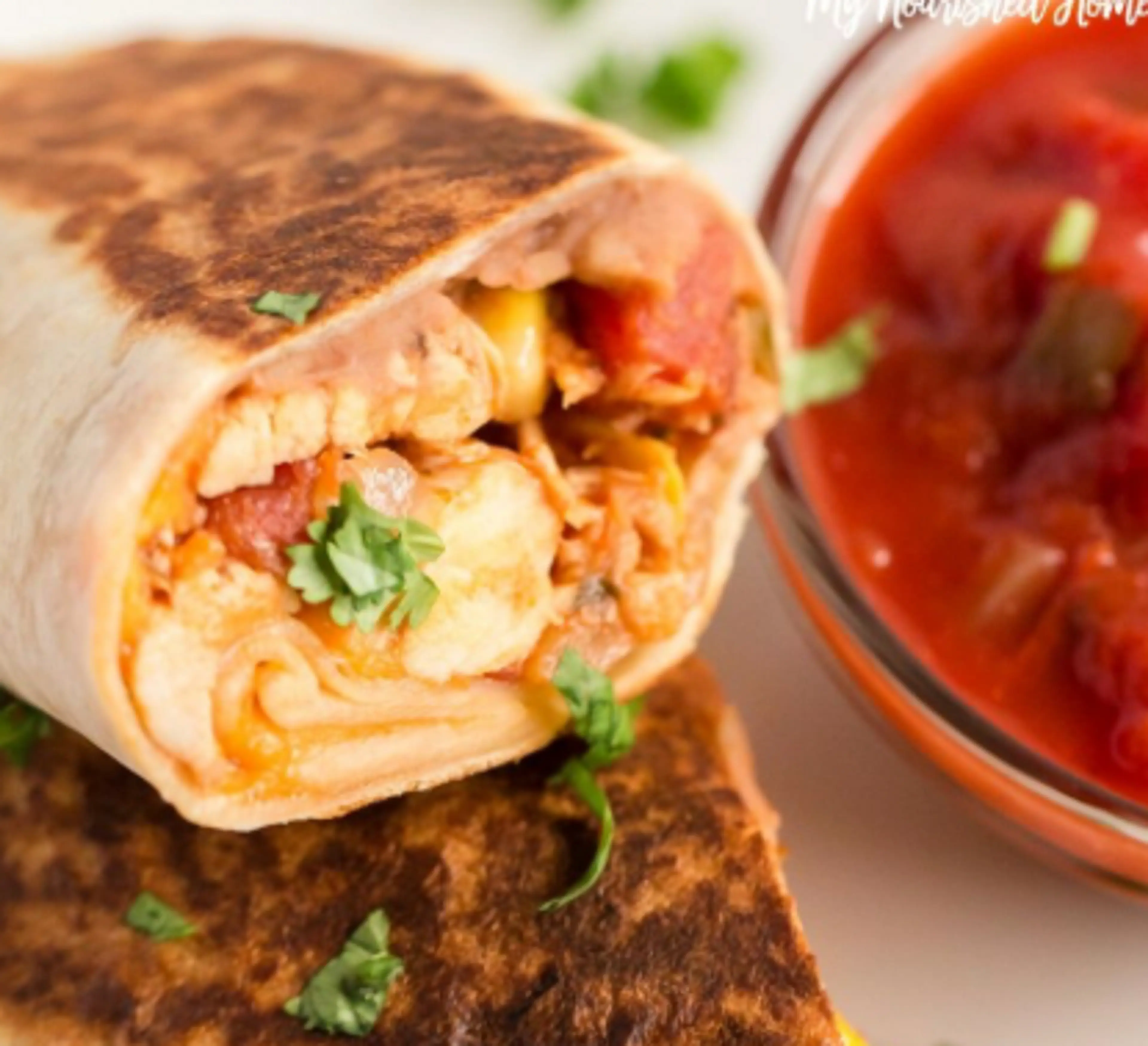 Easy Chicken Burritos