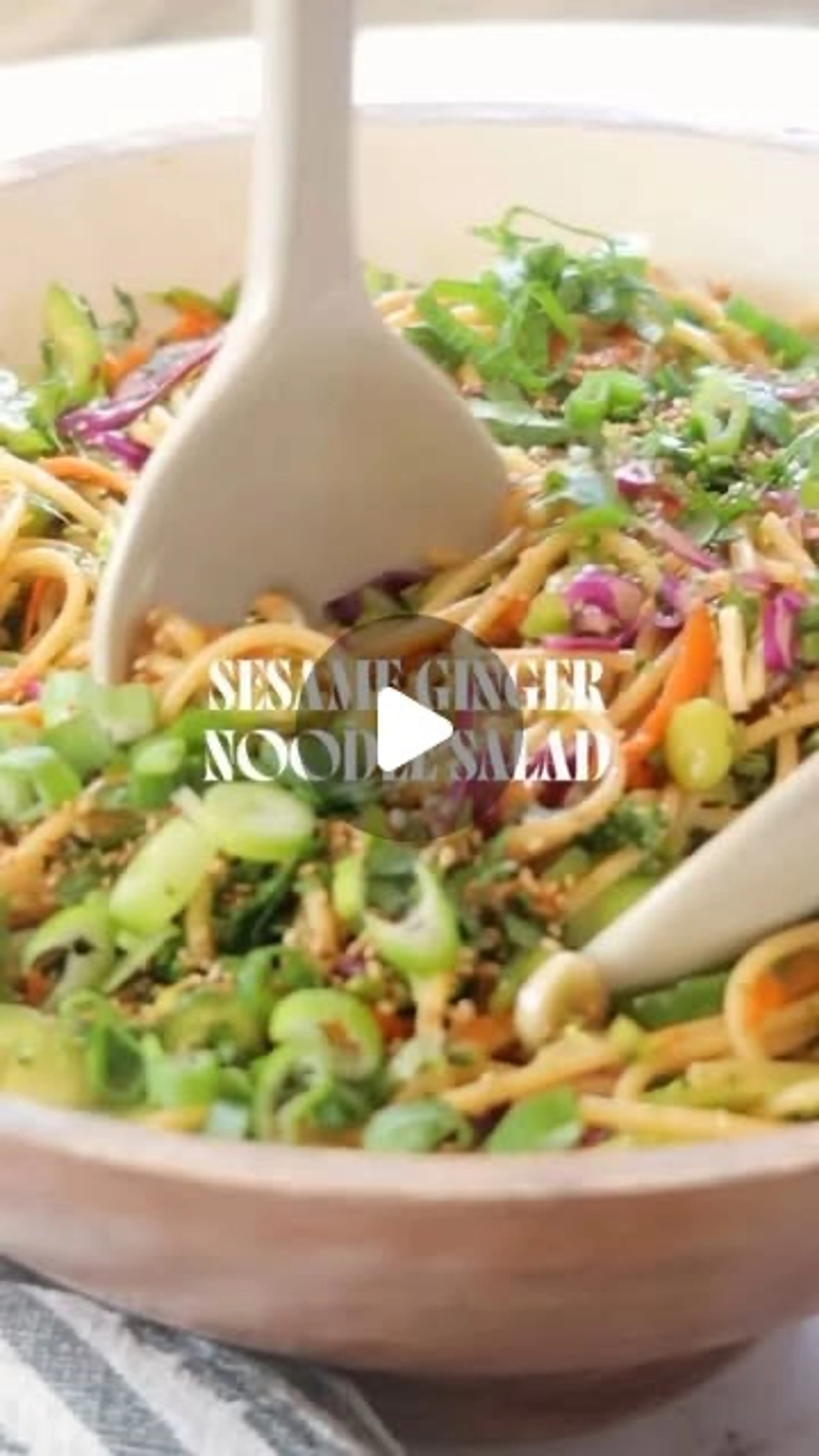 Sesame Ginger Noodle Salad