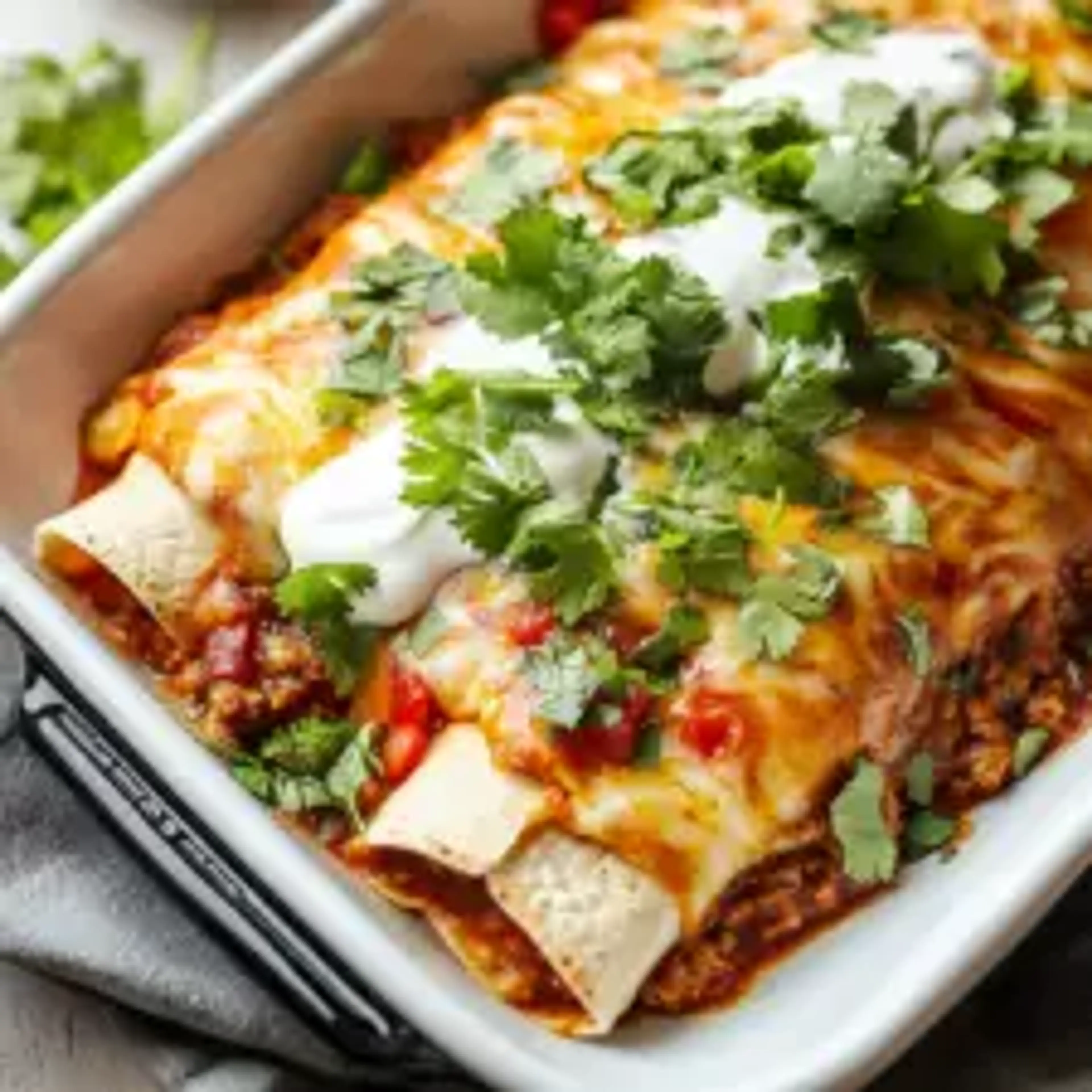 Ground Beef Enchiladas