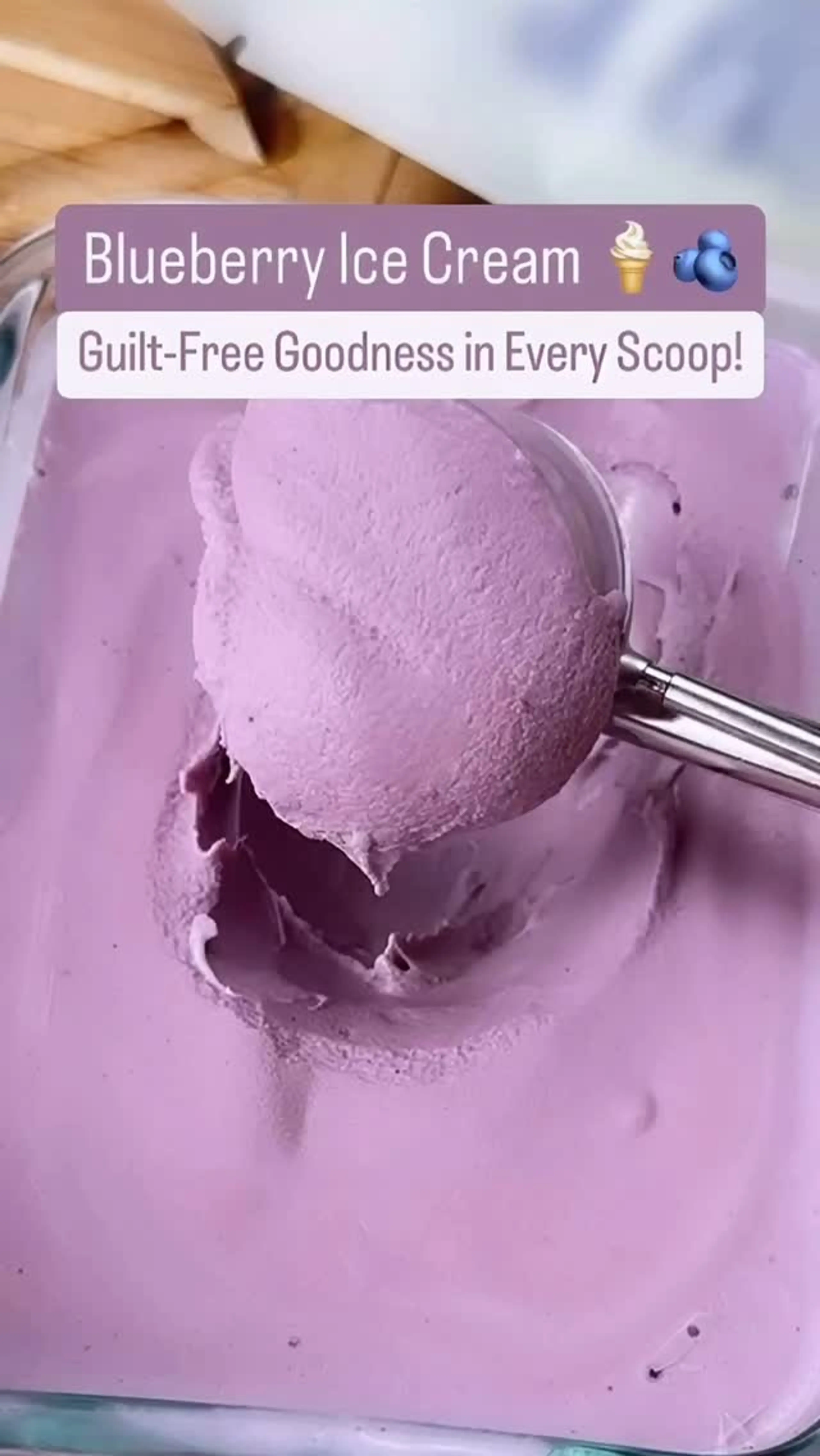 Blueberry Ice Cream