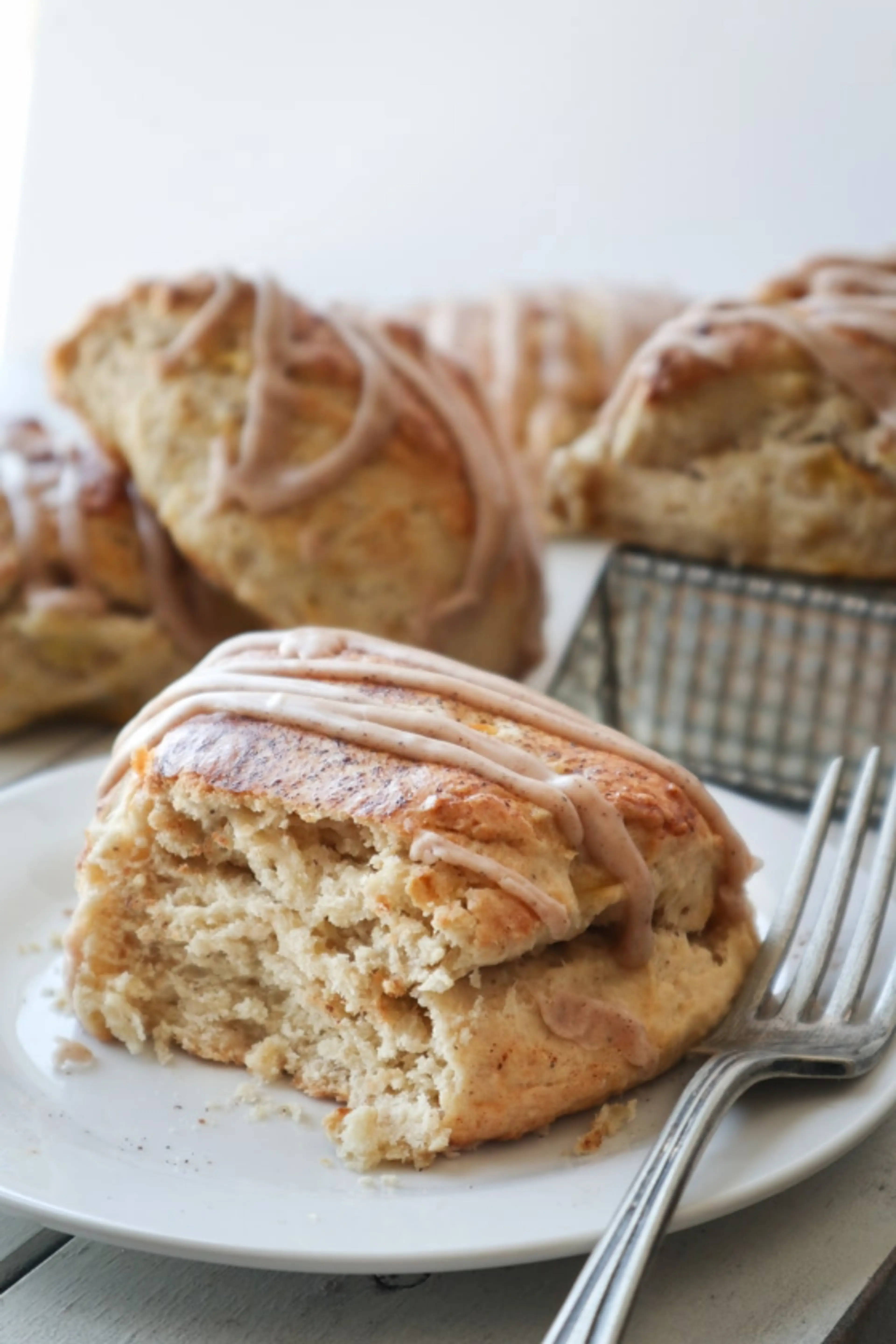 Sourdough Cinnamon Apple Scones