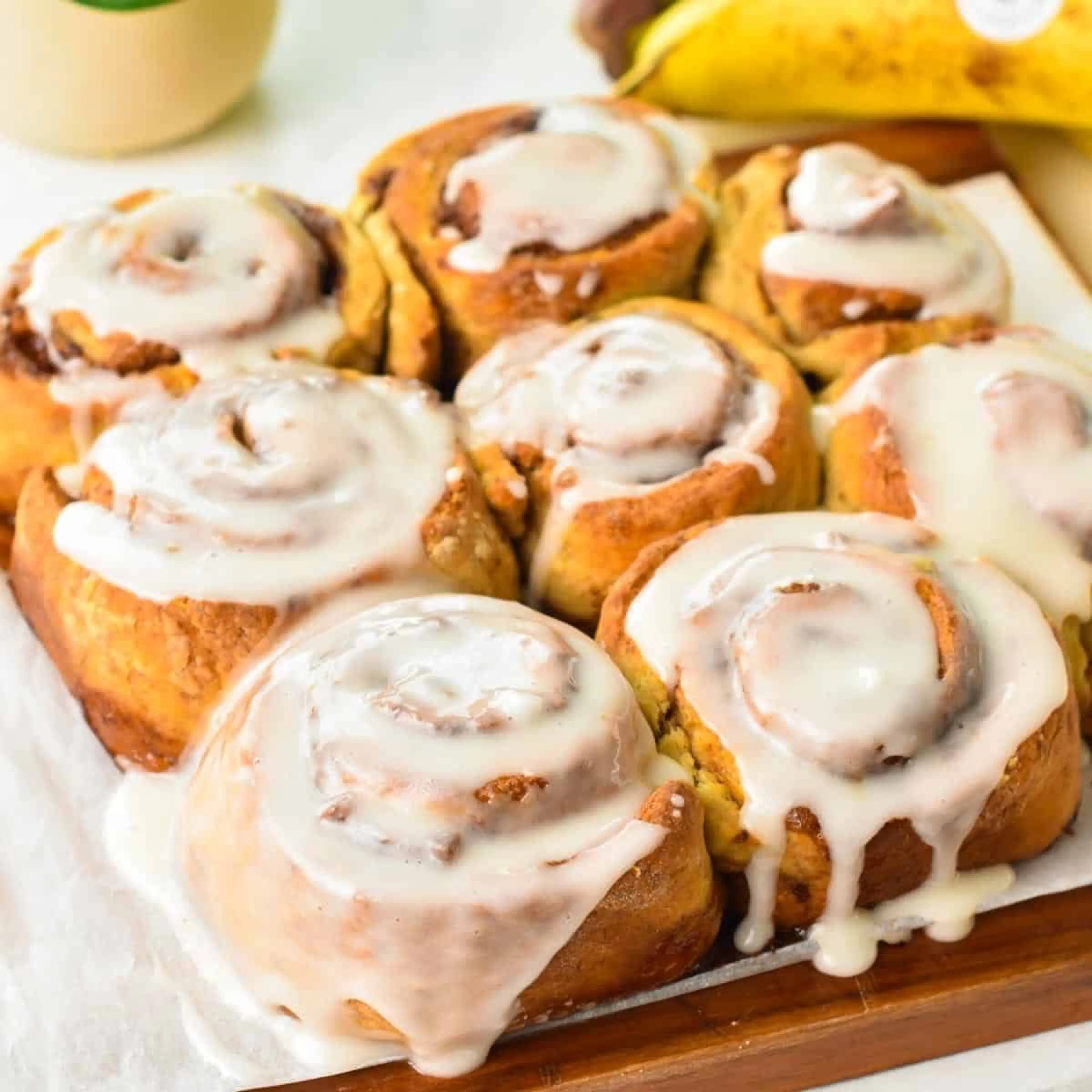 Banana Bread Cinnamon Rolls