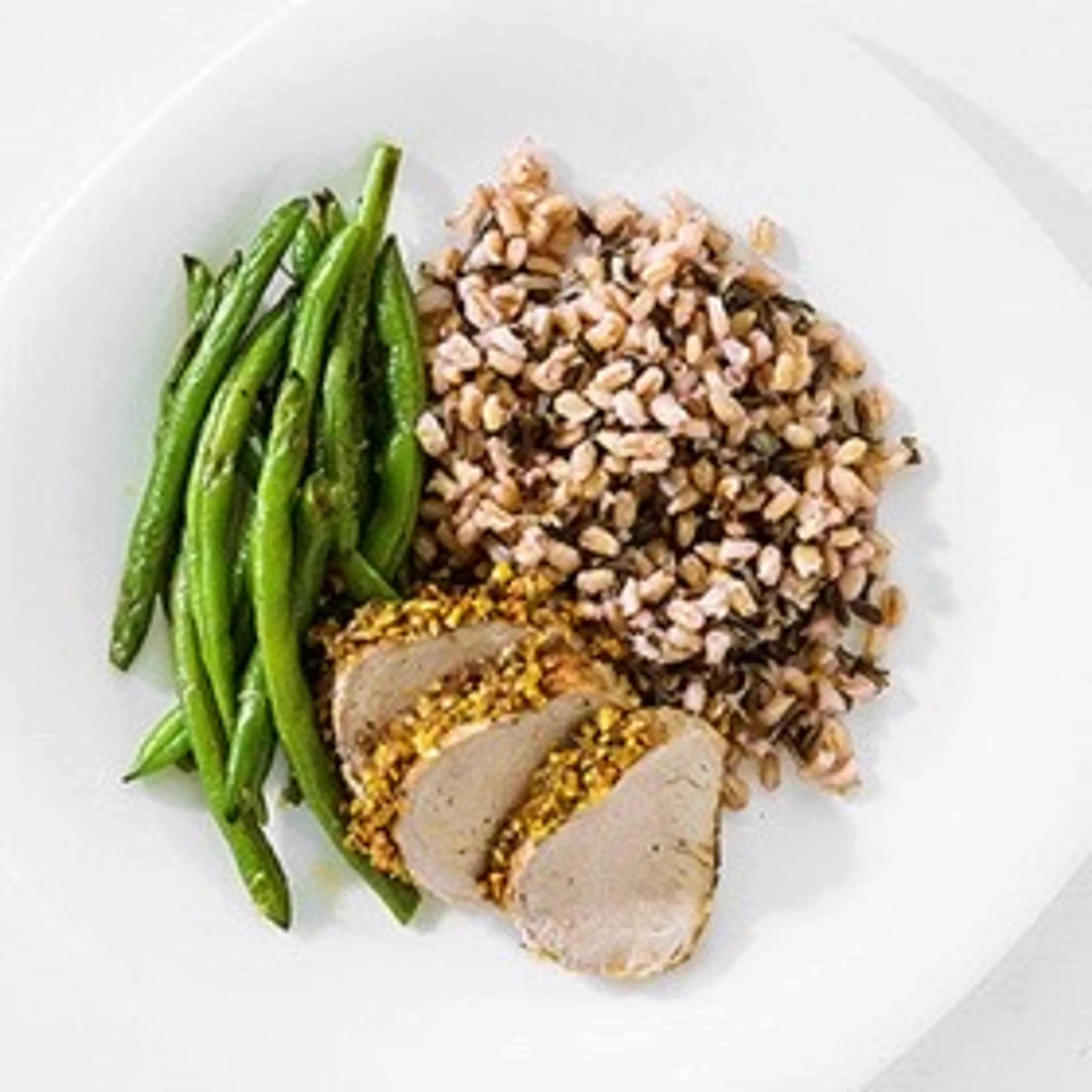 Orange-&-Pistachio Crusted Pork Tenderloin