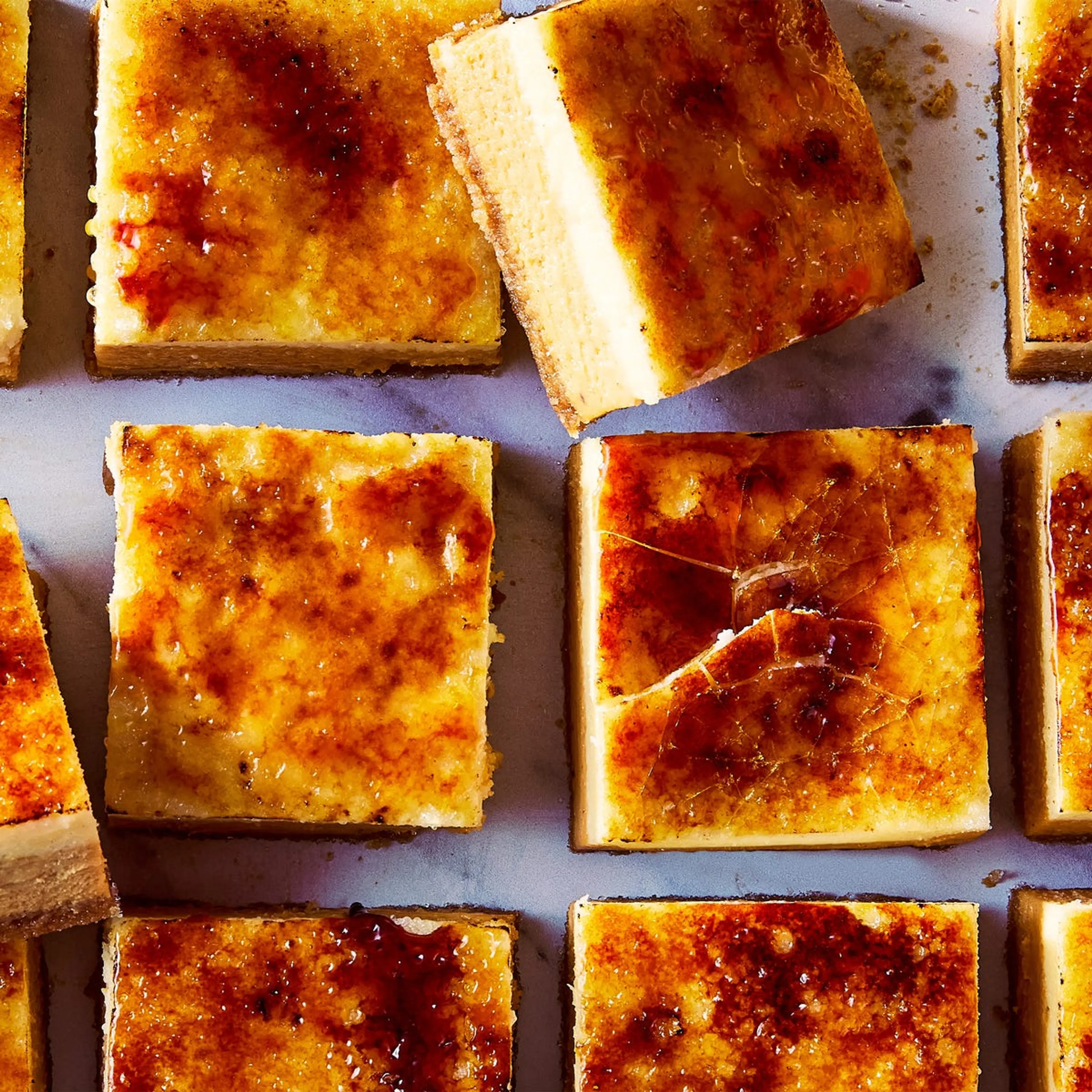 Sweet Potato Crème Brûlée Bars