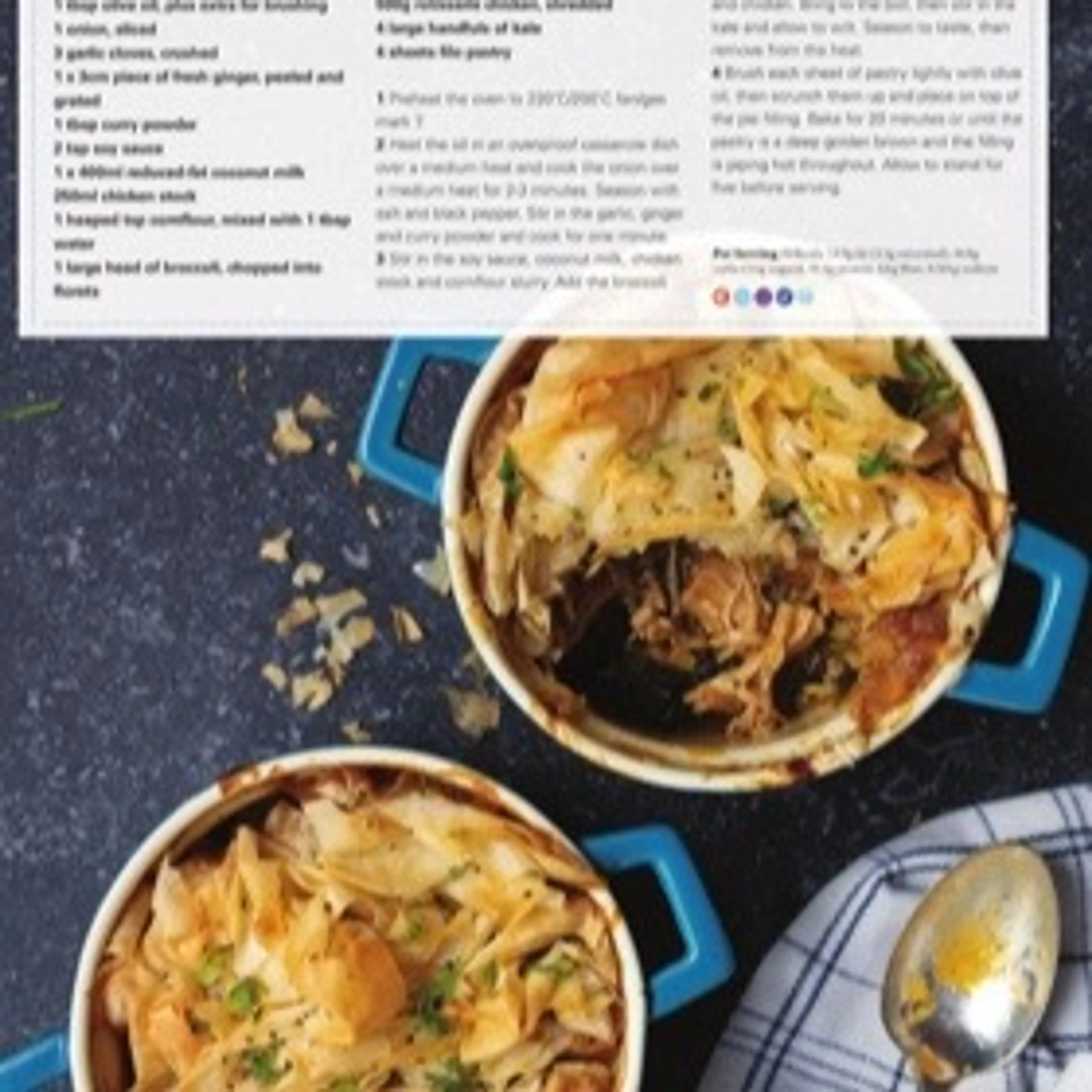 CURRIED CHICKEN PIE