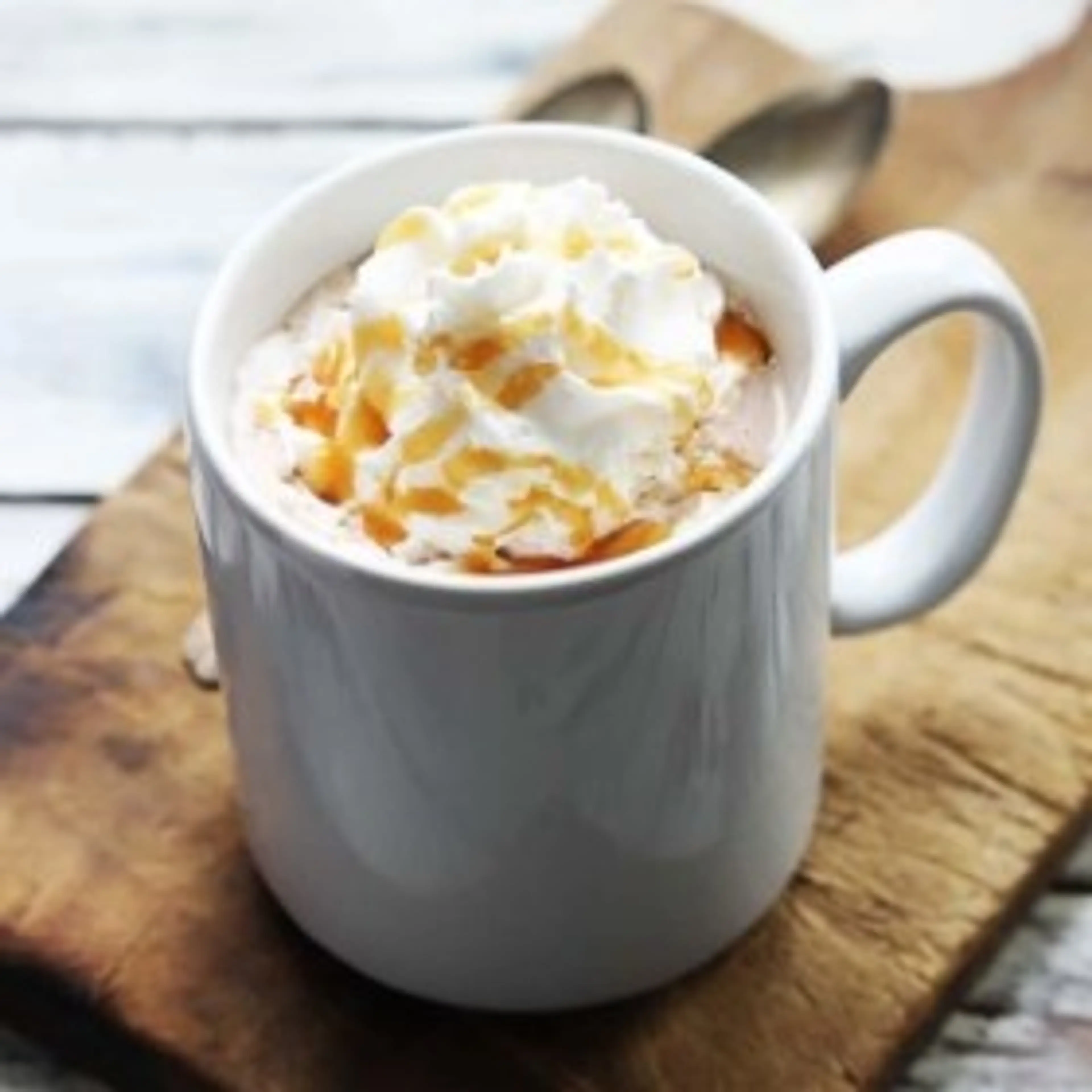 Slow Cooker Salted Caramel Hot Chocolate