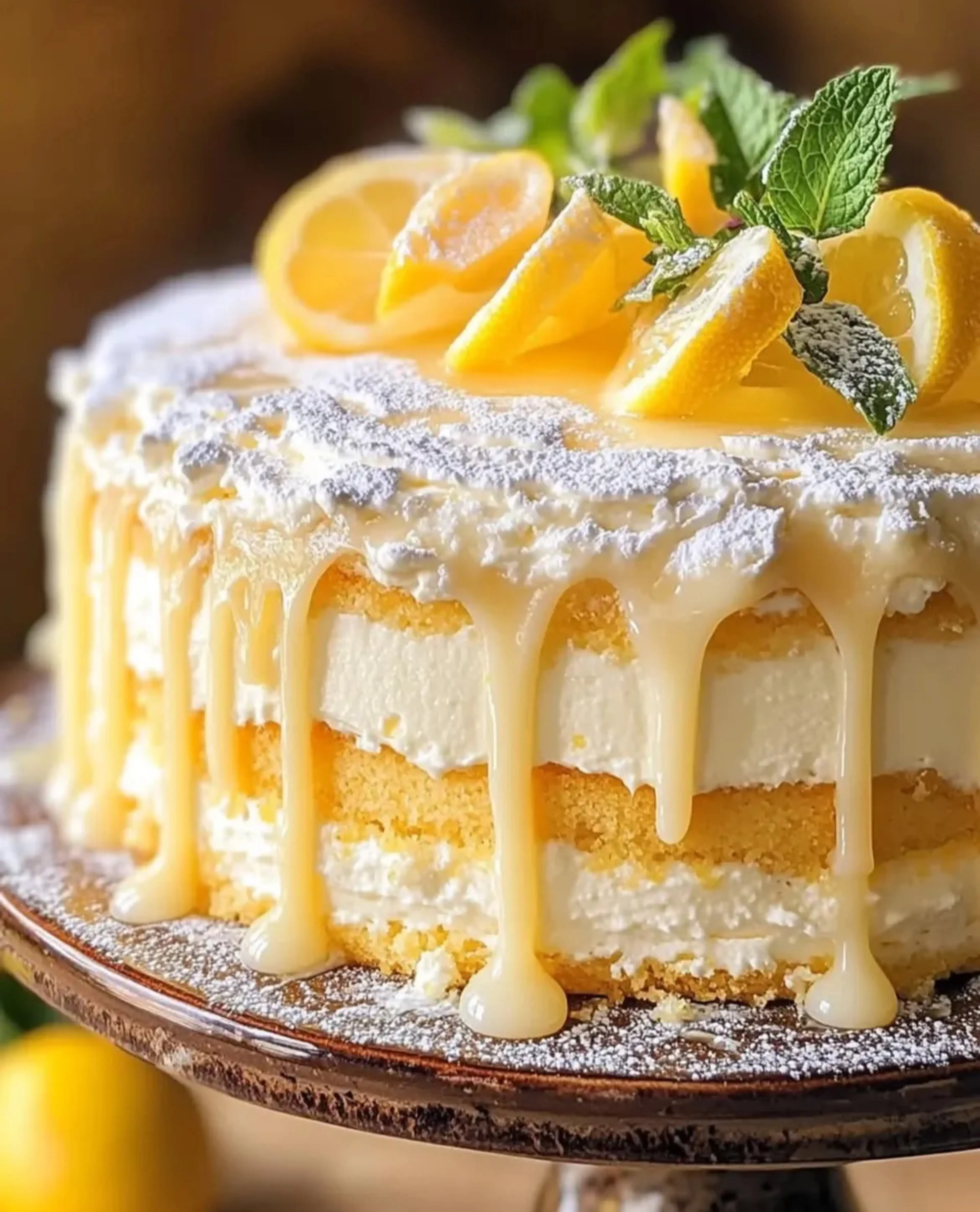 Limoncello Mascarpone Cake – a Citrus Delight