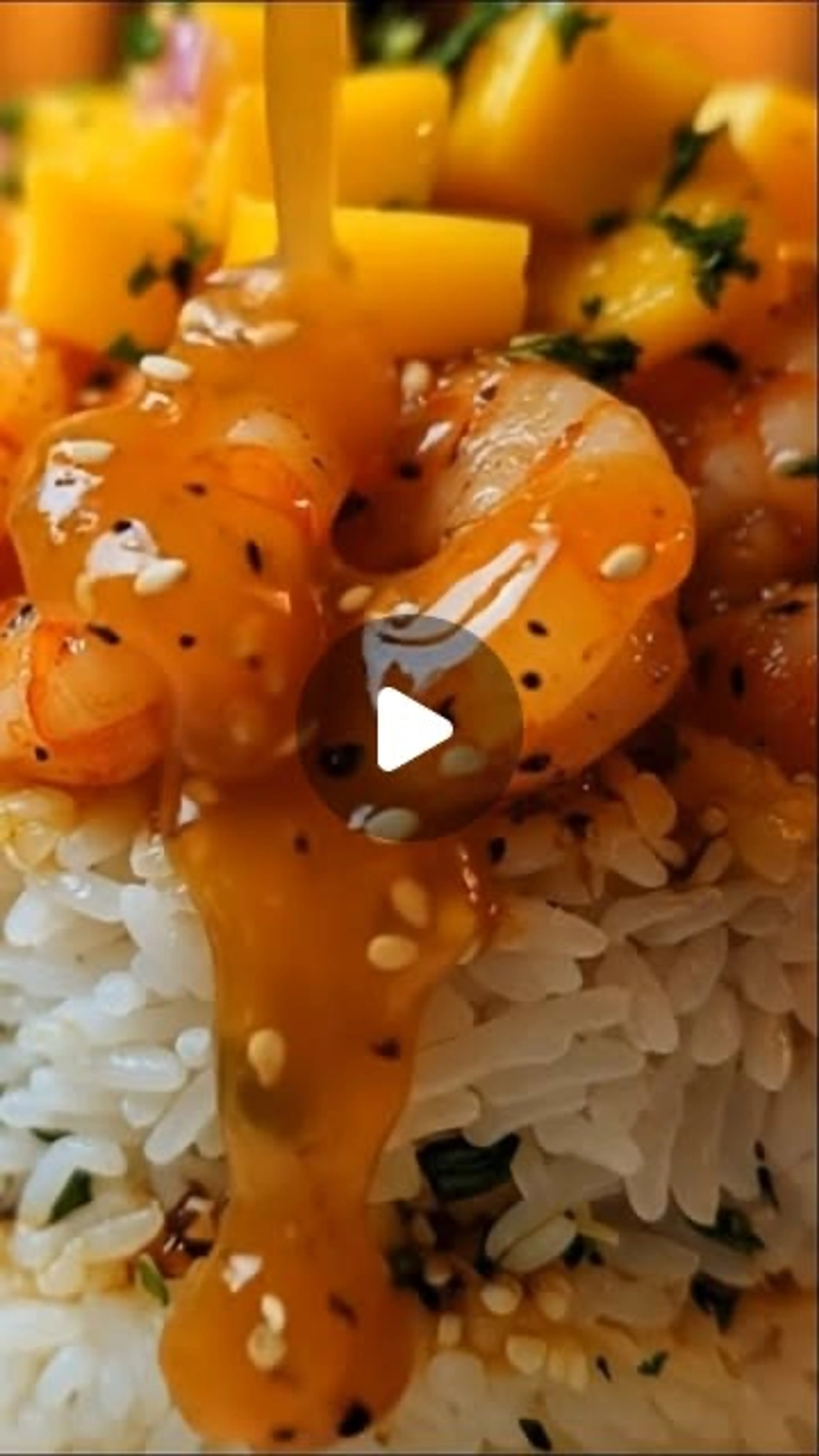 Shrimp & Mango Rice Bowl