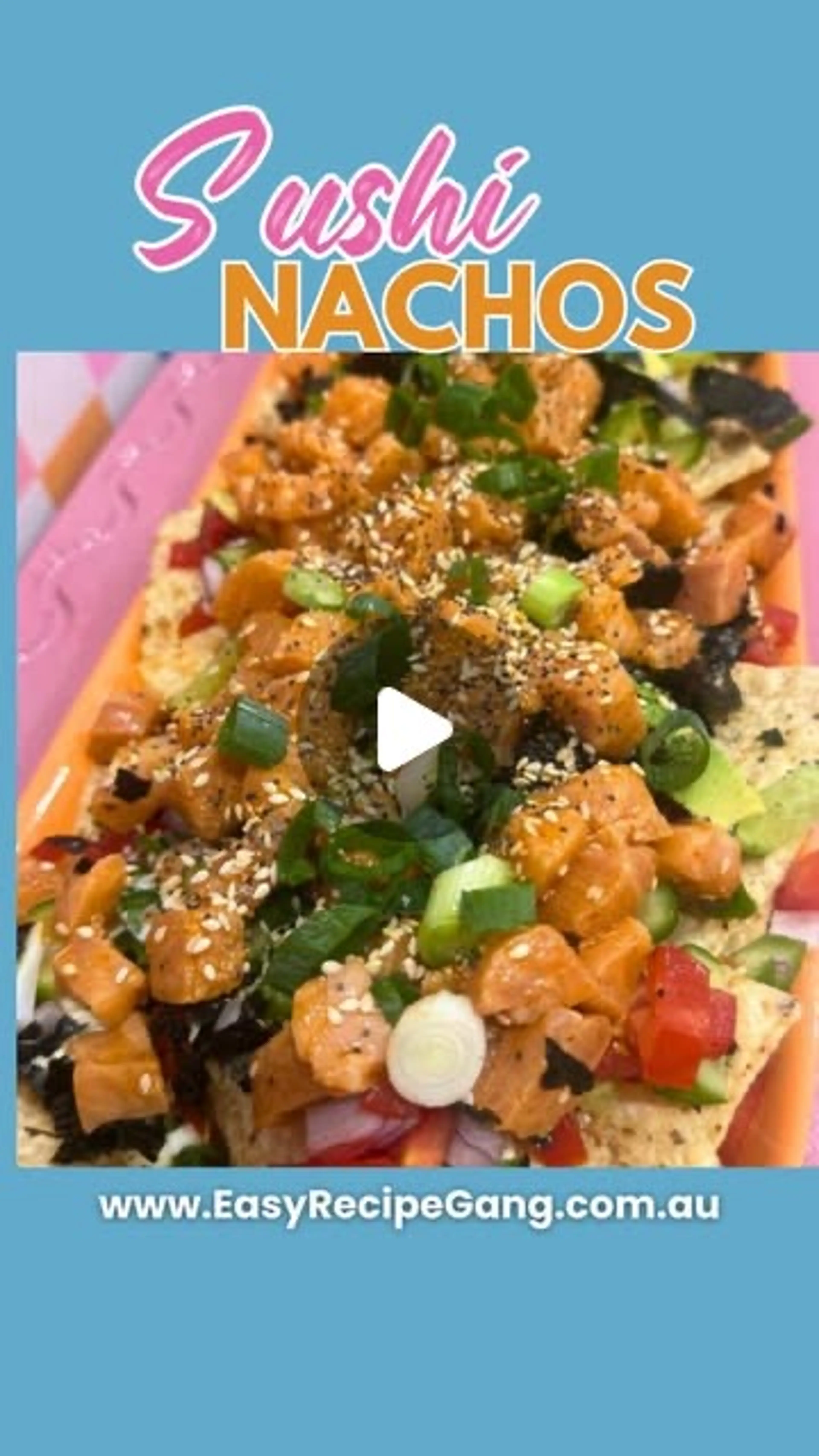 Salmon Sushi Nachos – the Ultimate Fusion Feast