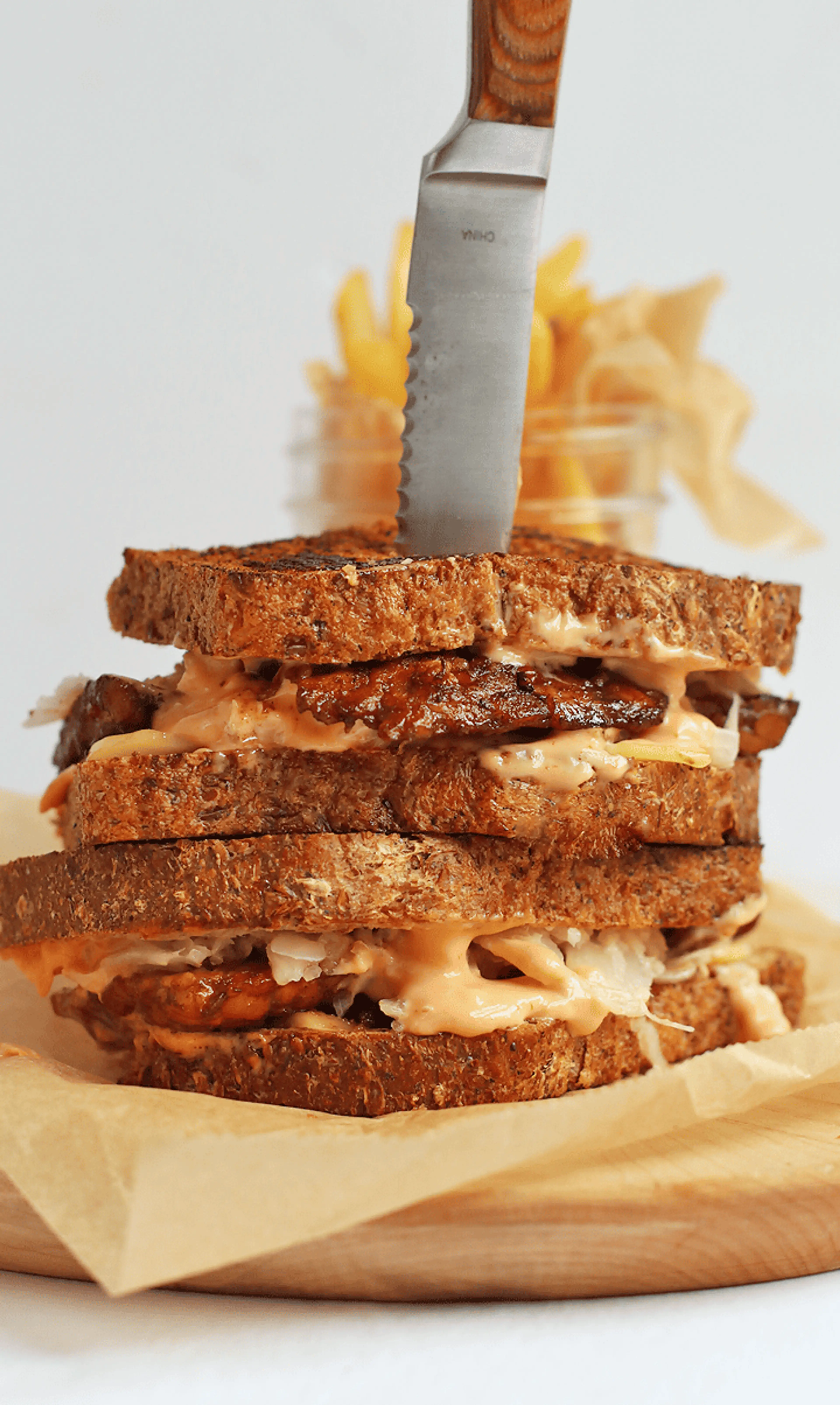 Tempeh Reuben Double This Recipe