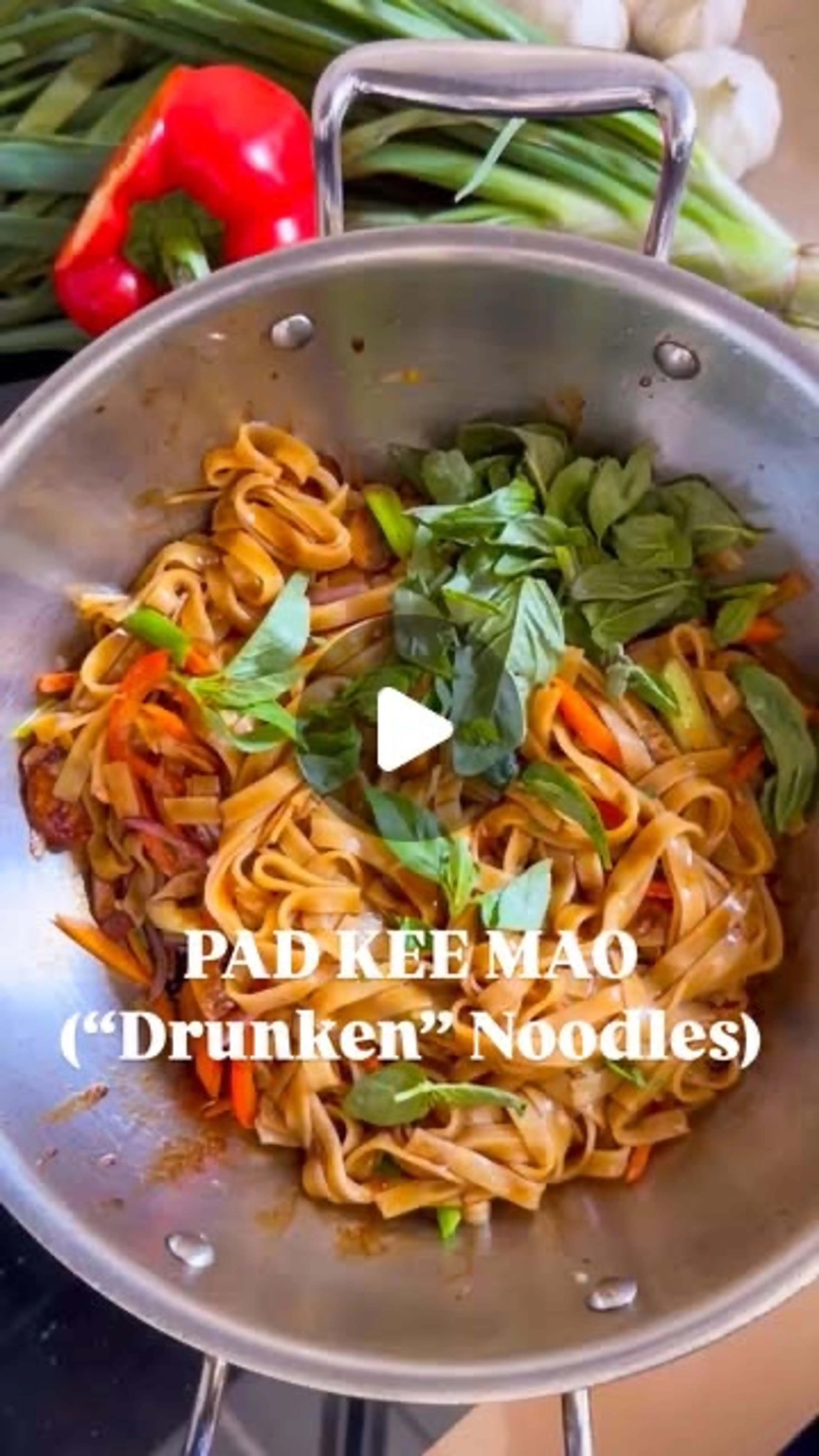 Vegan Pad Kee Mao …Drunken Noodles