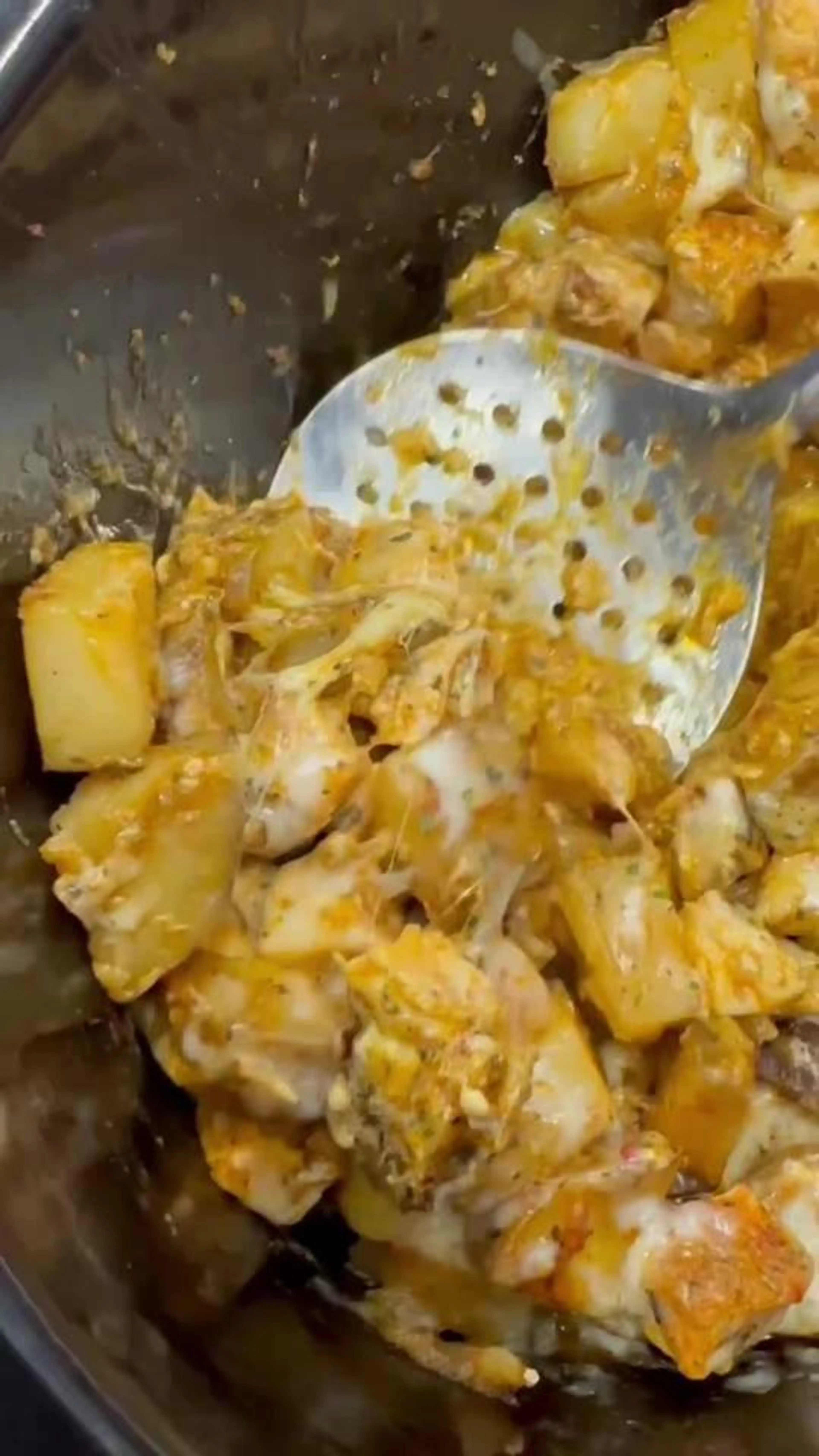 Crockpot Garlic Parmesan Chicken & Potatoes