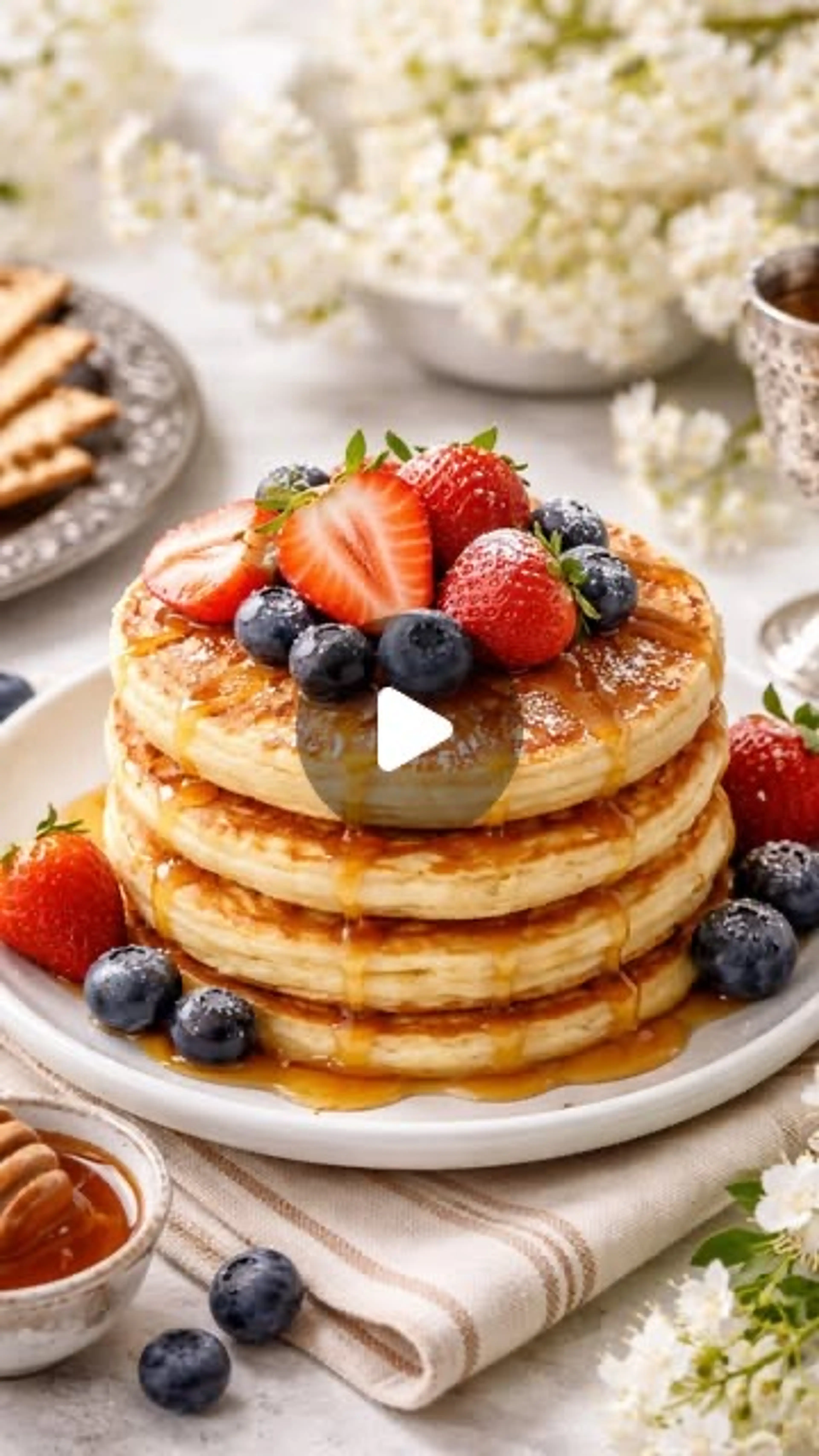 Fluffy Passover Pancakes