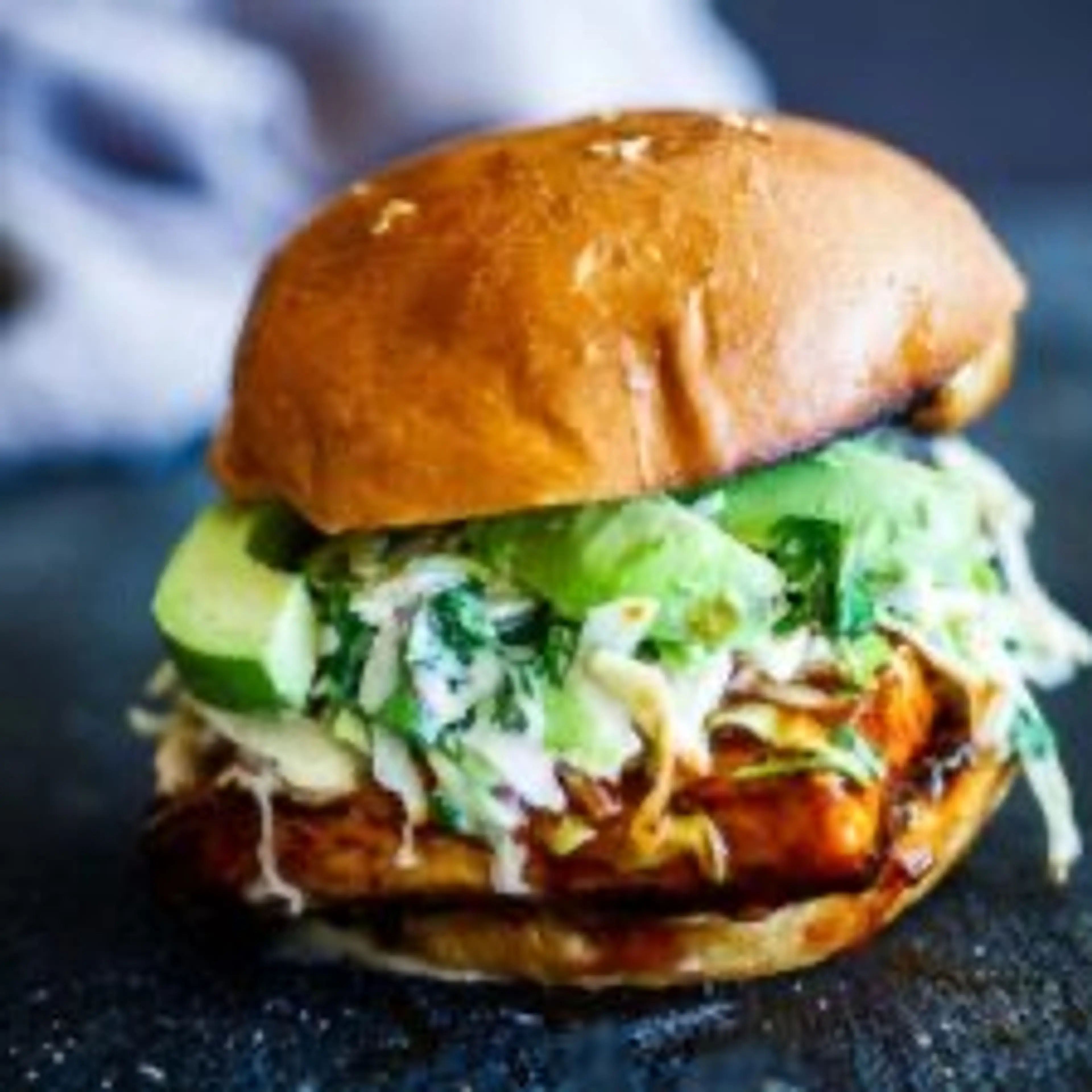 Crispy BBQ Tofu Sandwich