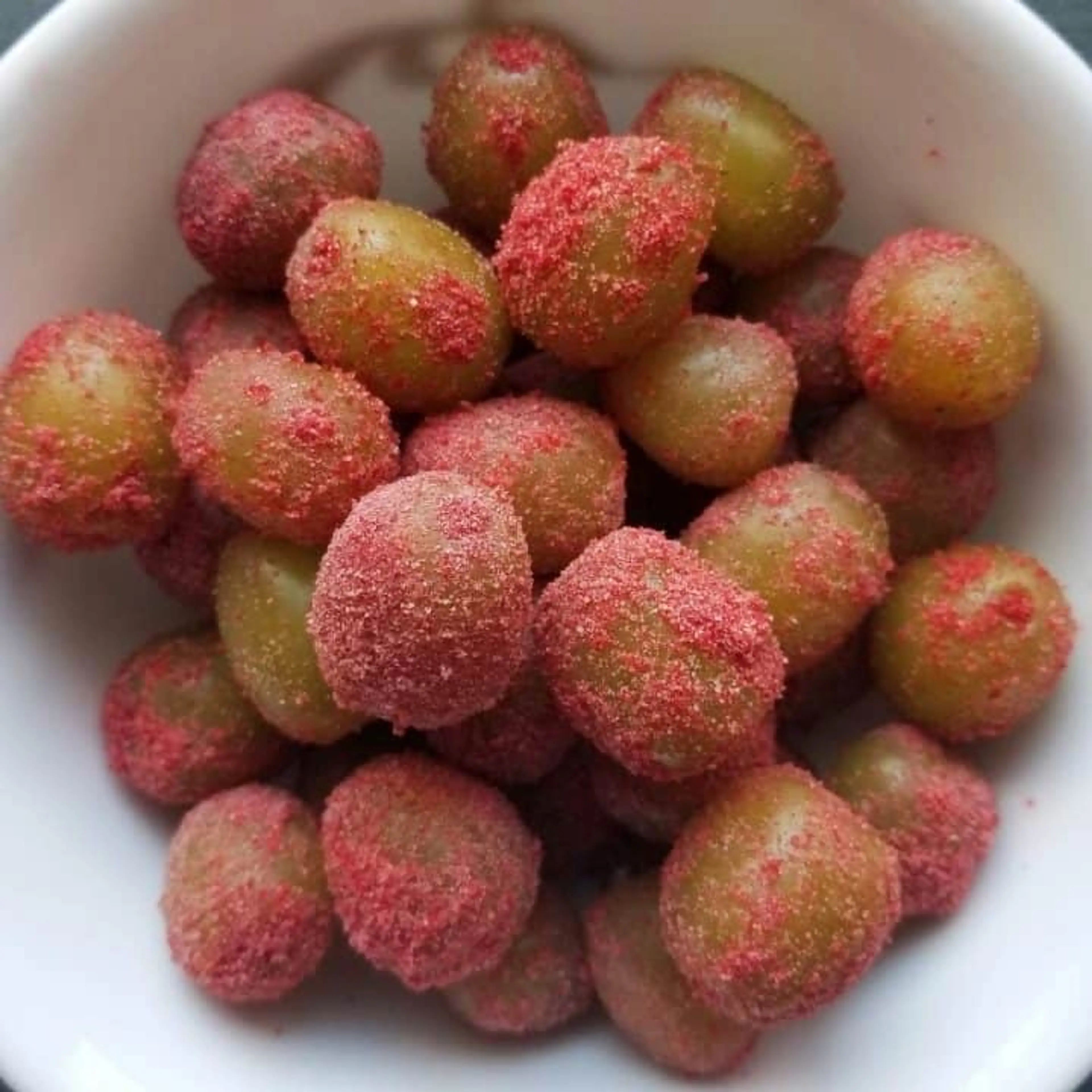 Frozen Jello Grapes