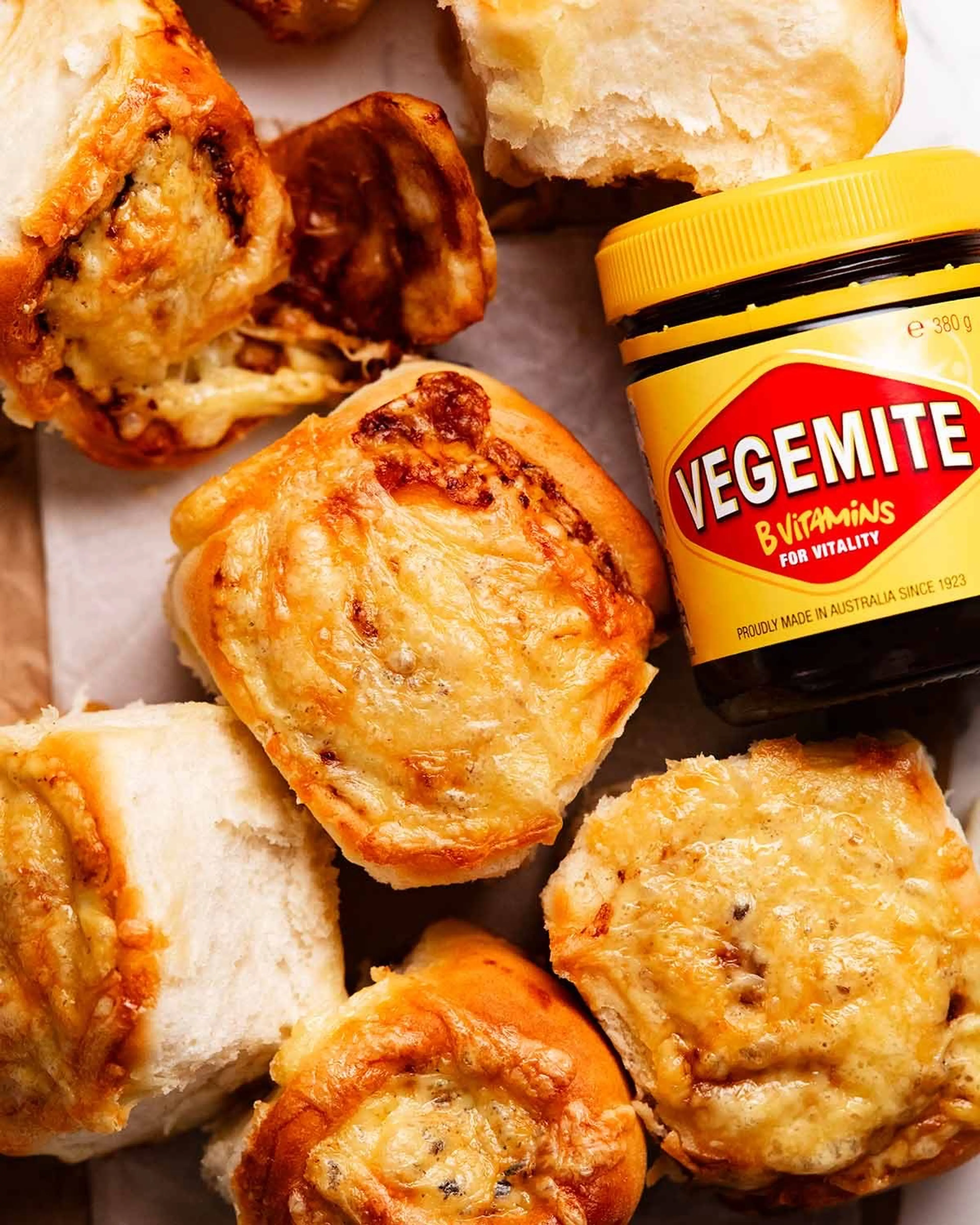Cheesymite Scrolls (Cheese & Vegemite!)