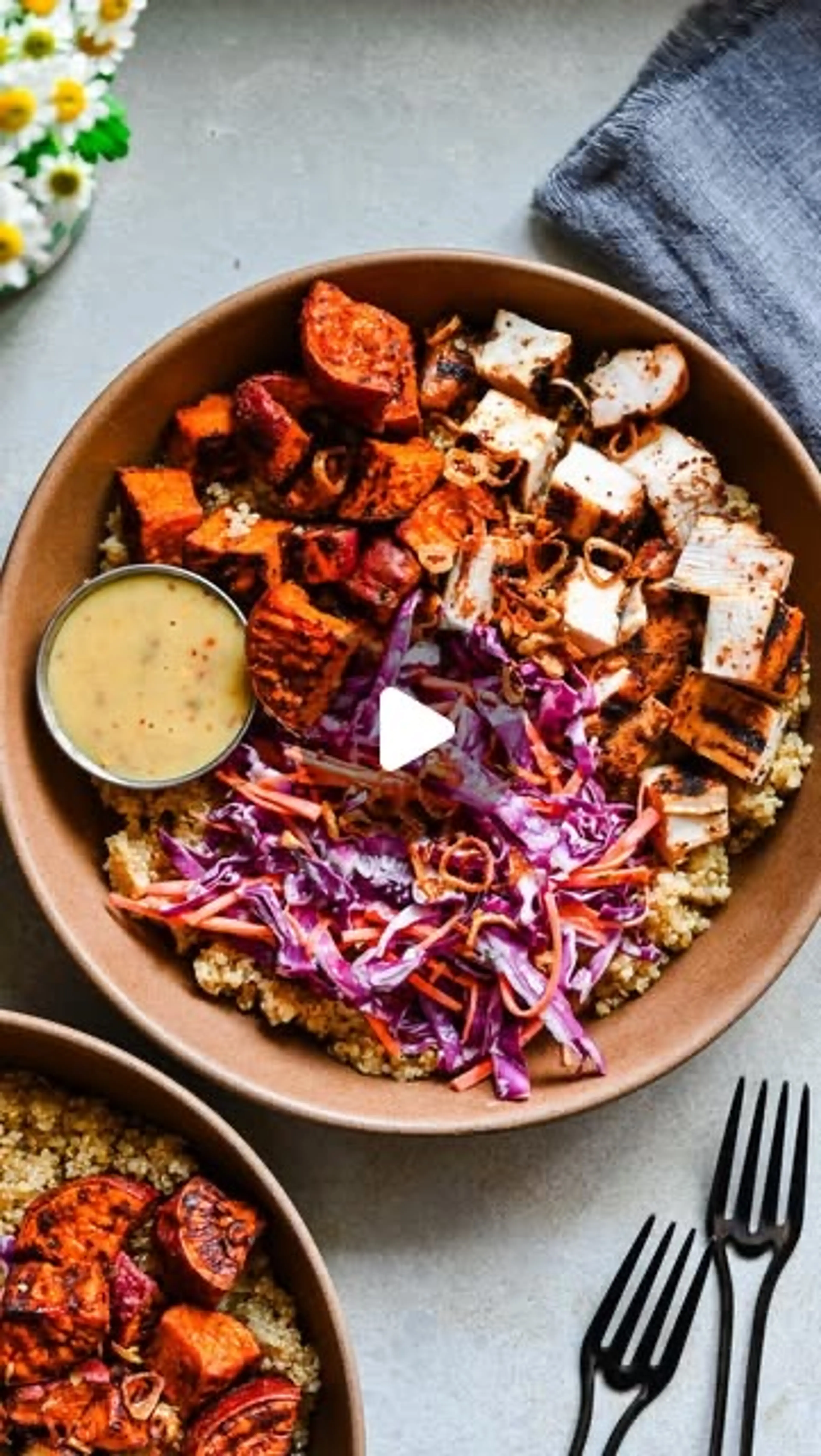 Hot Honey Chicken Bowls