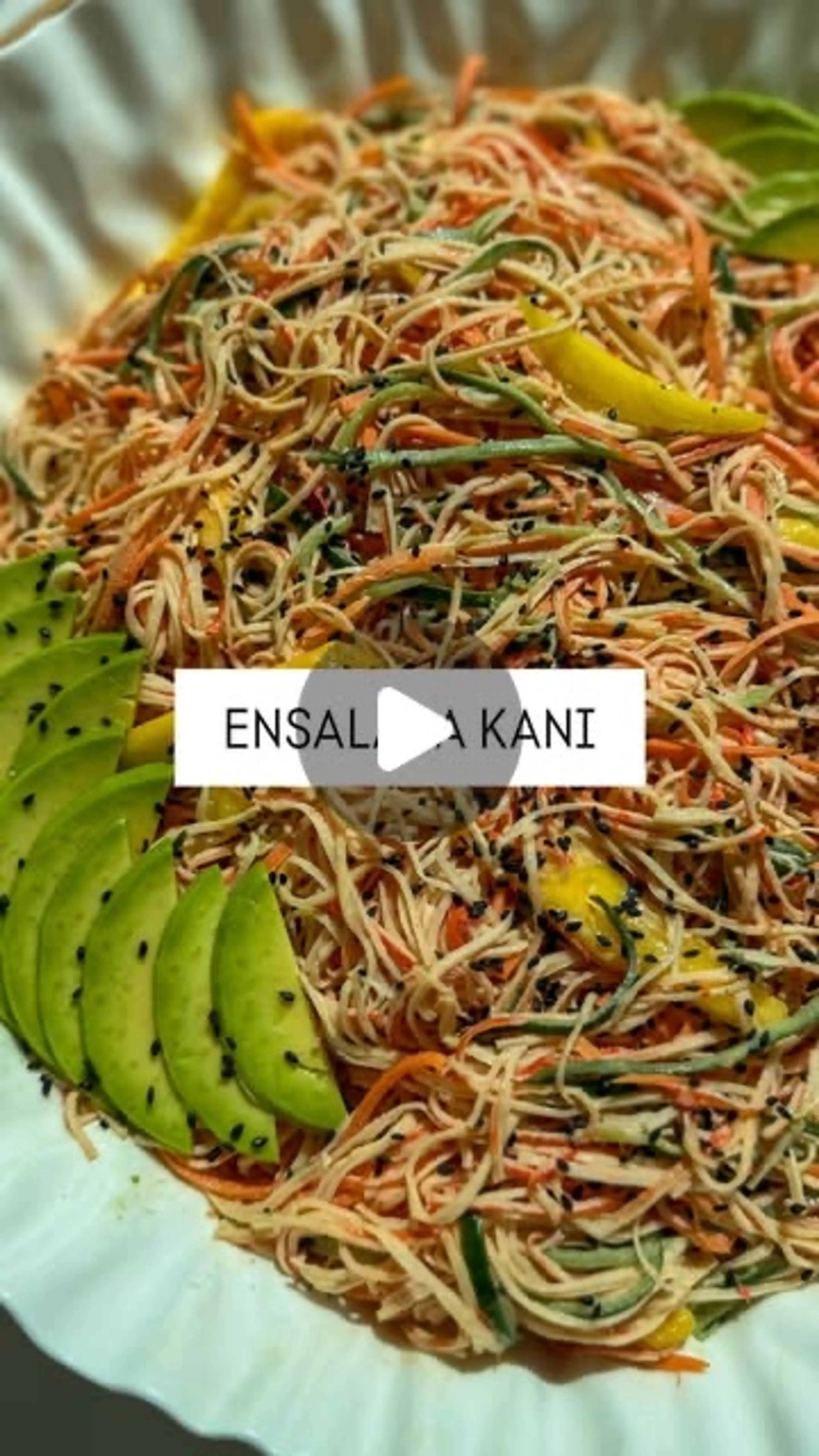 Ensalada Kani Con Mango