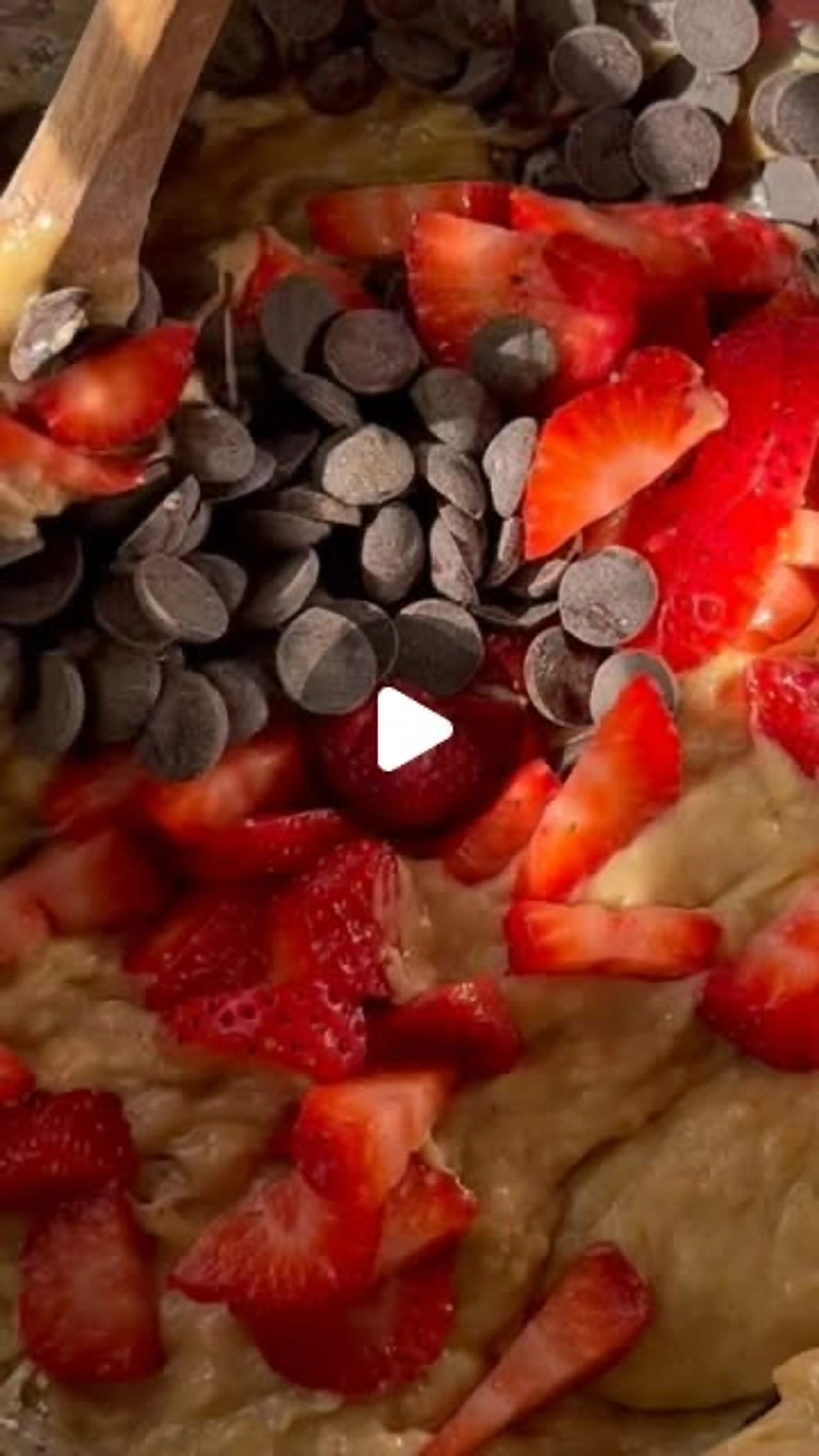 Chocolate Dipped Strawberry banana Bread