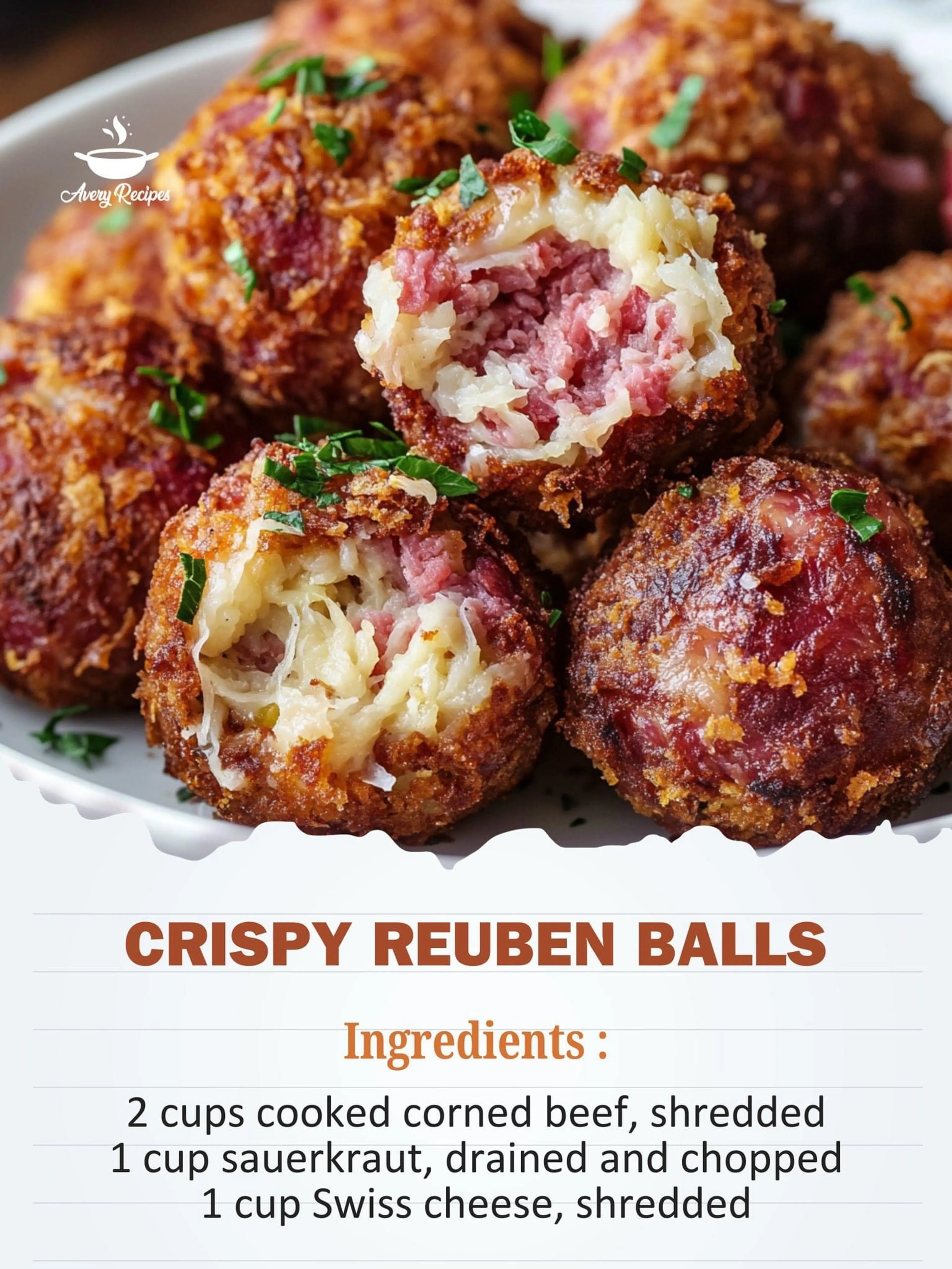 Crispy Reuben Balls