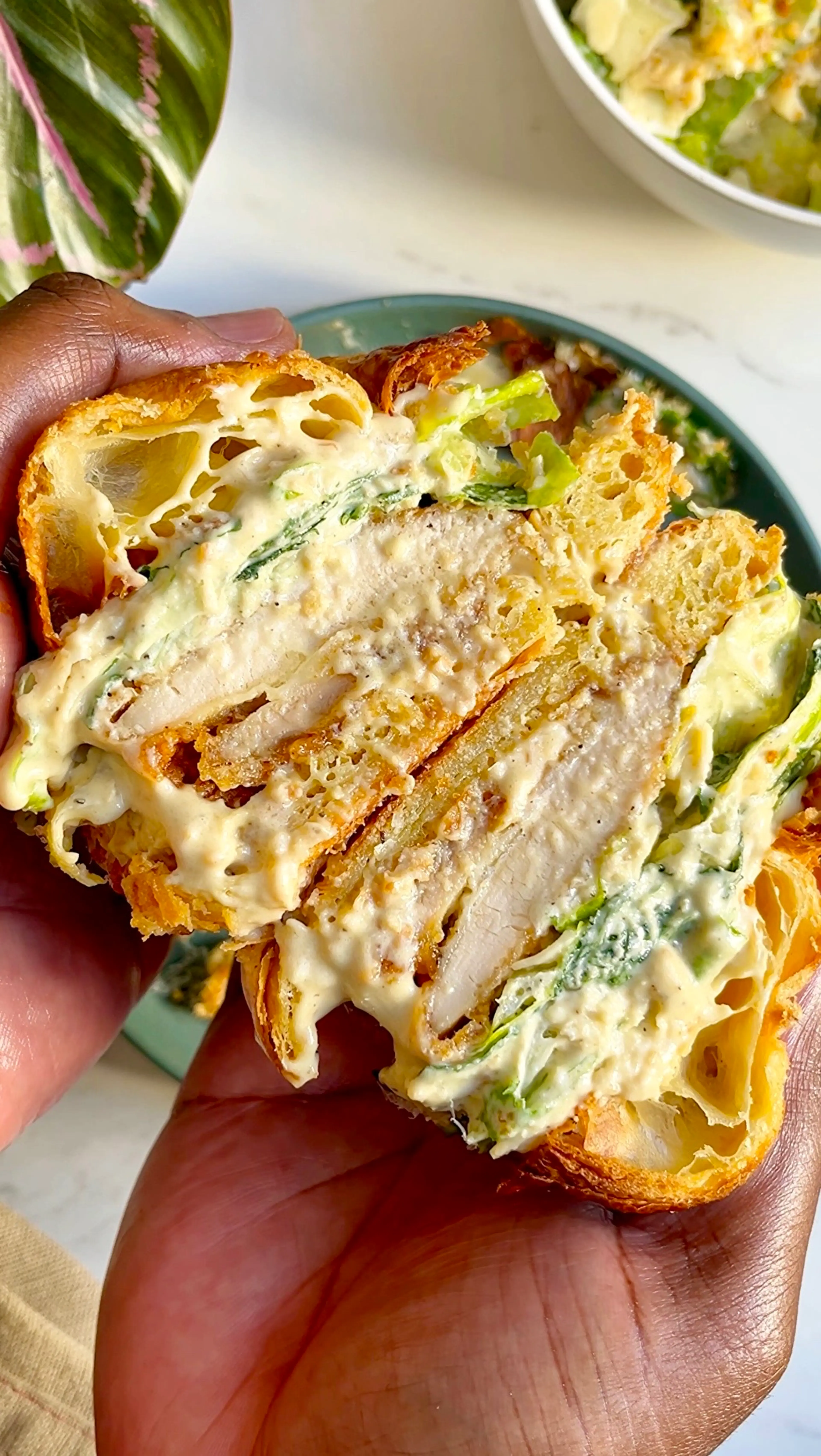 Crispy Chicken Caesar Sandwich