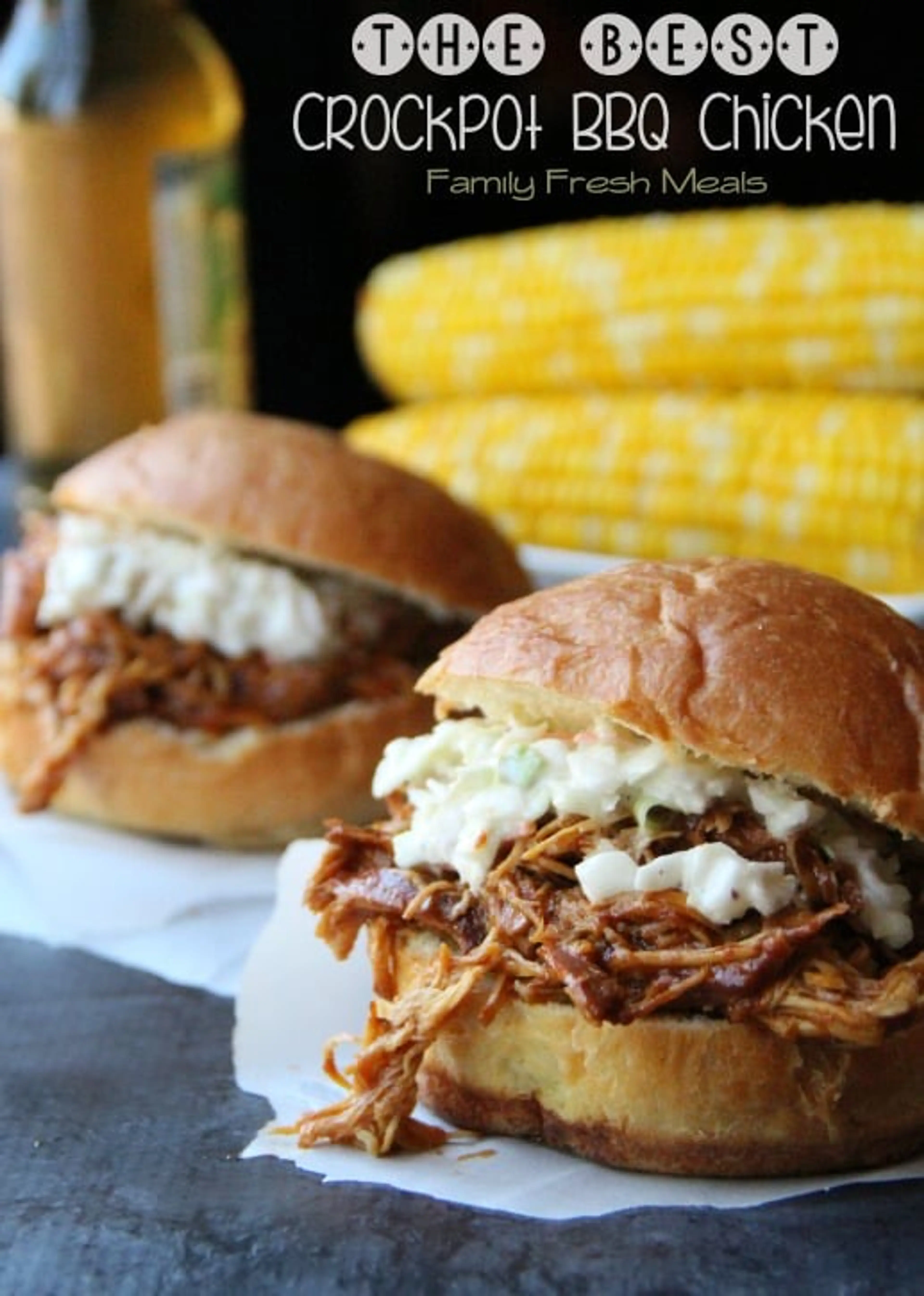 The Best Crockpot BBQ Chicken