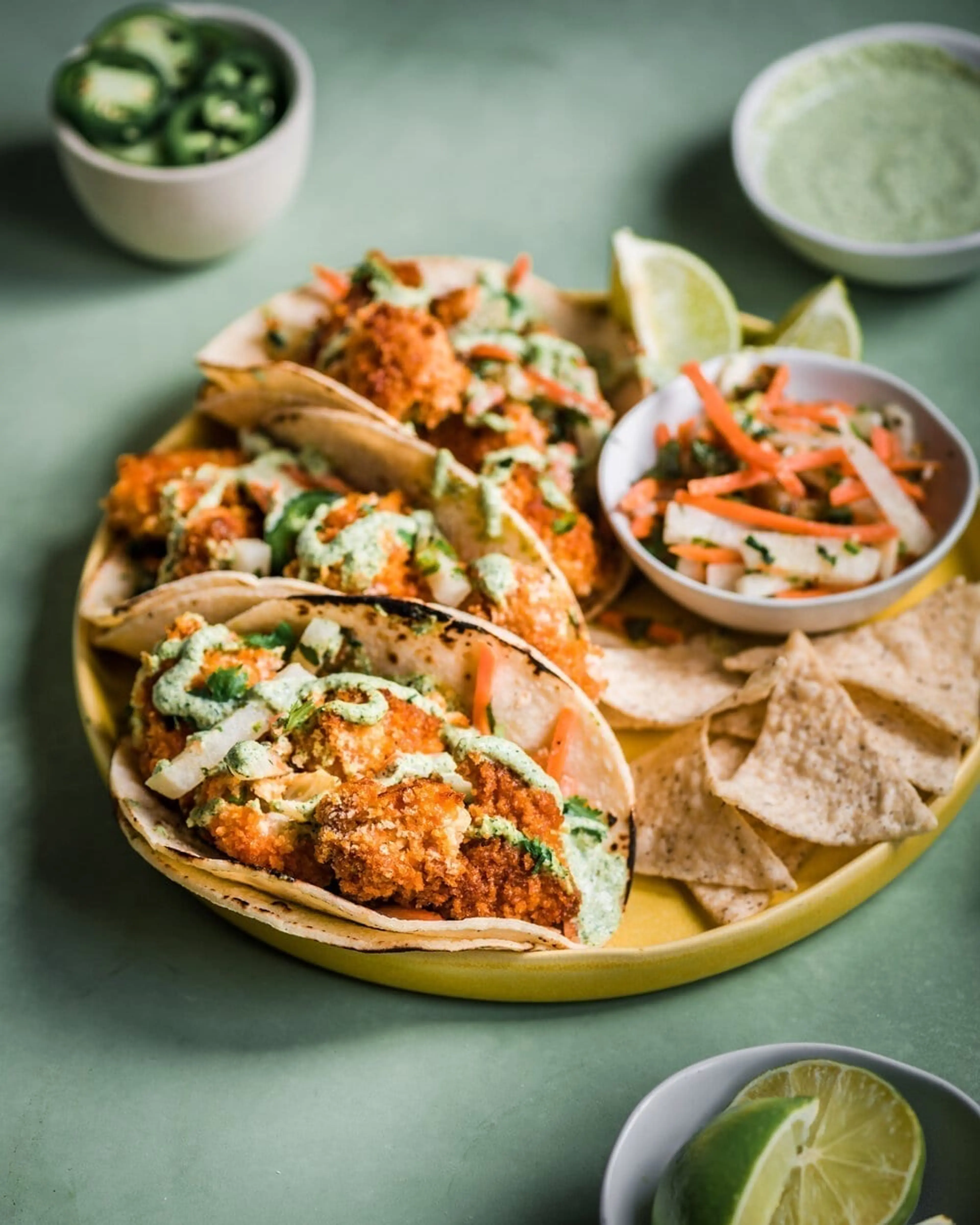 Crispy Cauliflower Tacos