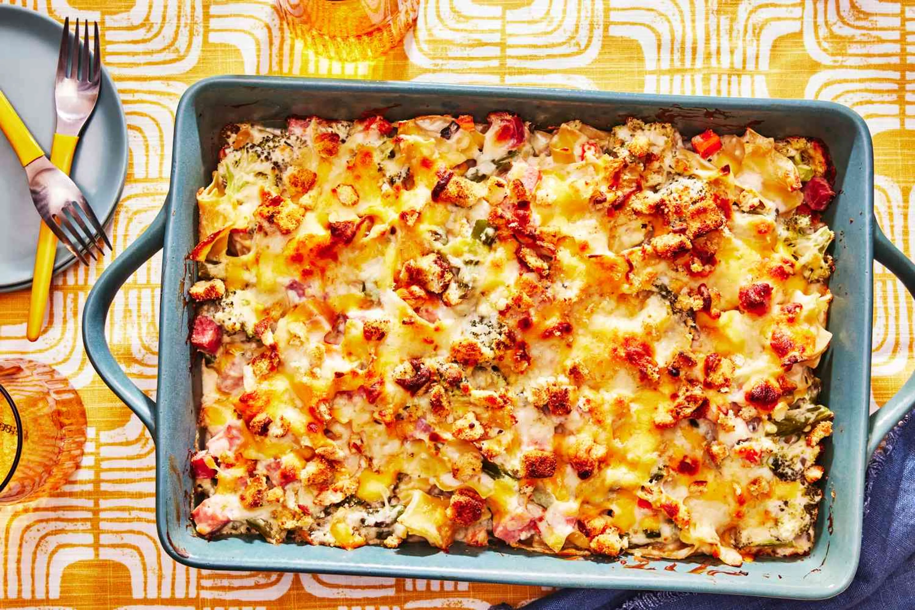 Ham And Noodle Casserole