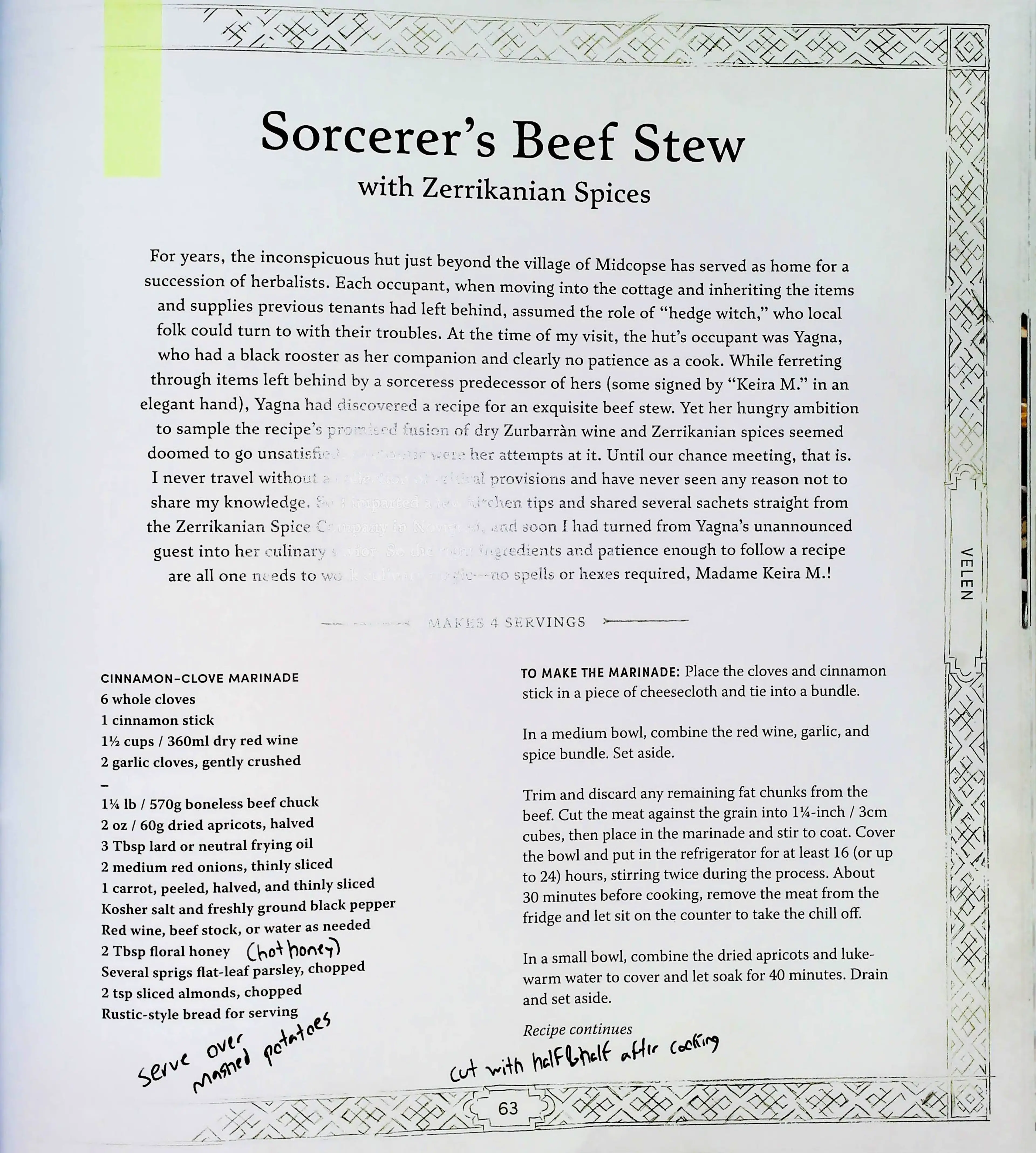 Sorcerer's Beef Stew
