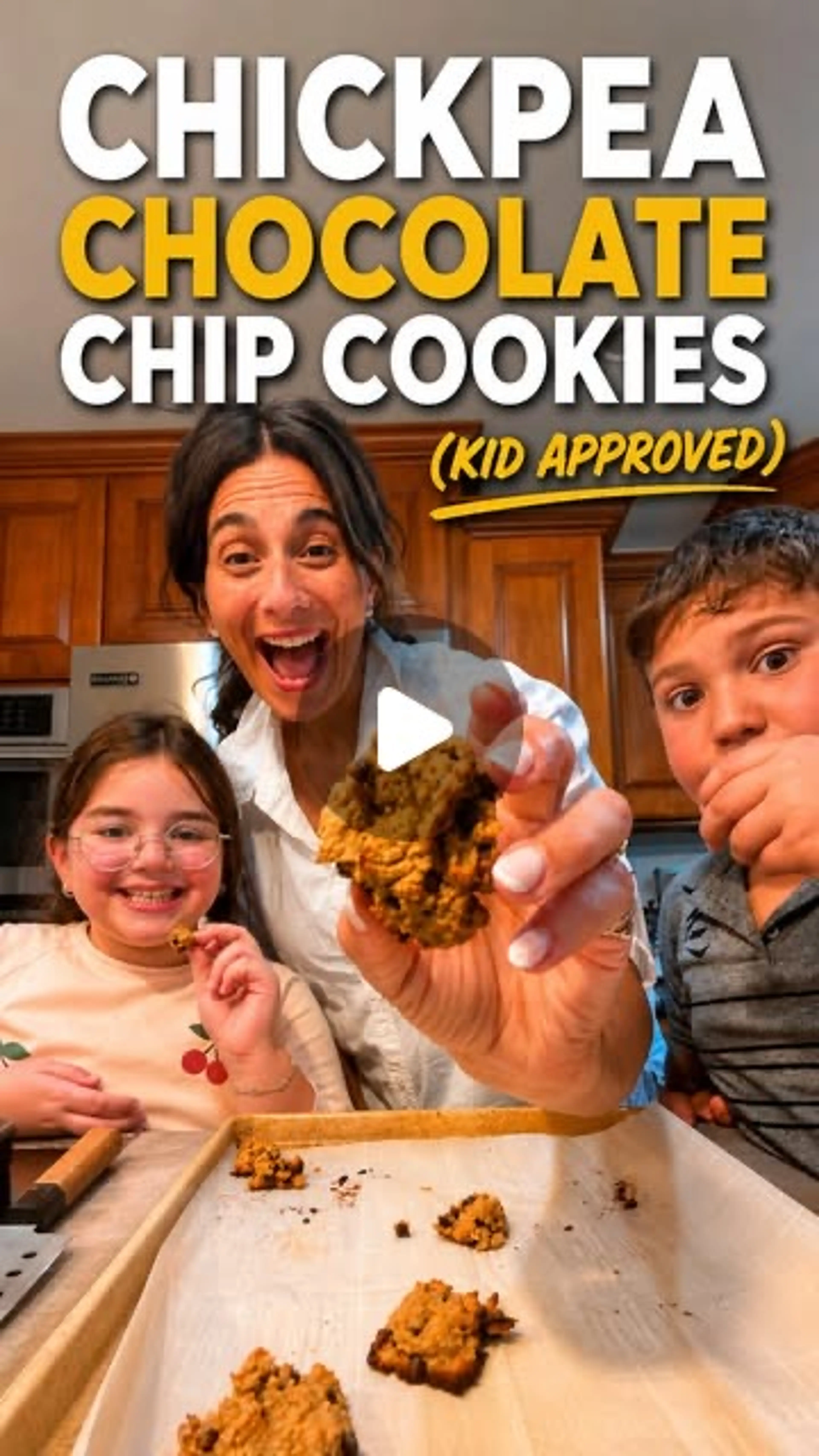 Chickpea Chocolate Chip Cookies