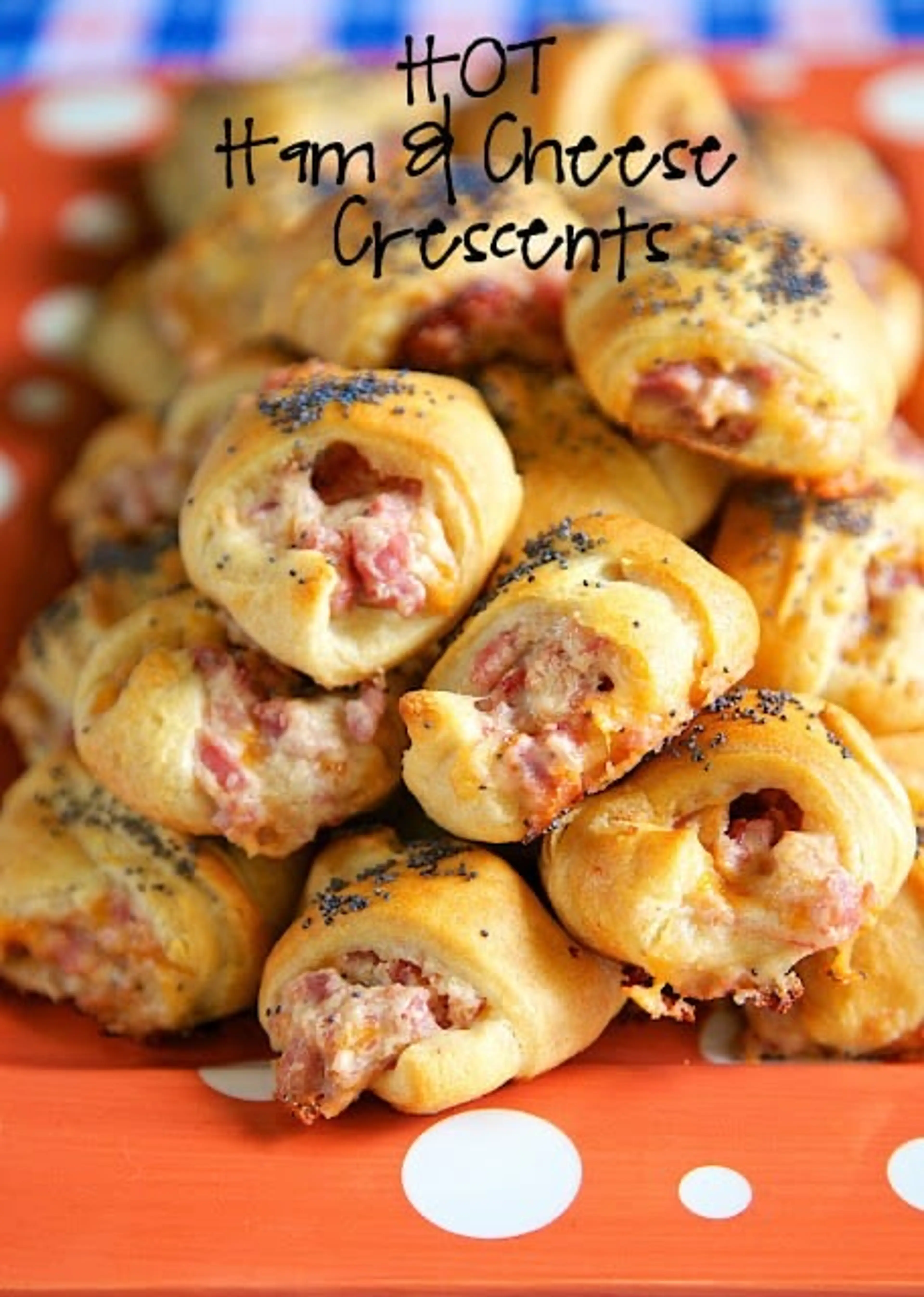 Hot Ham and Cheese Crescents