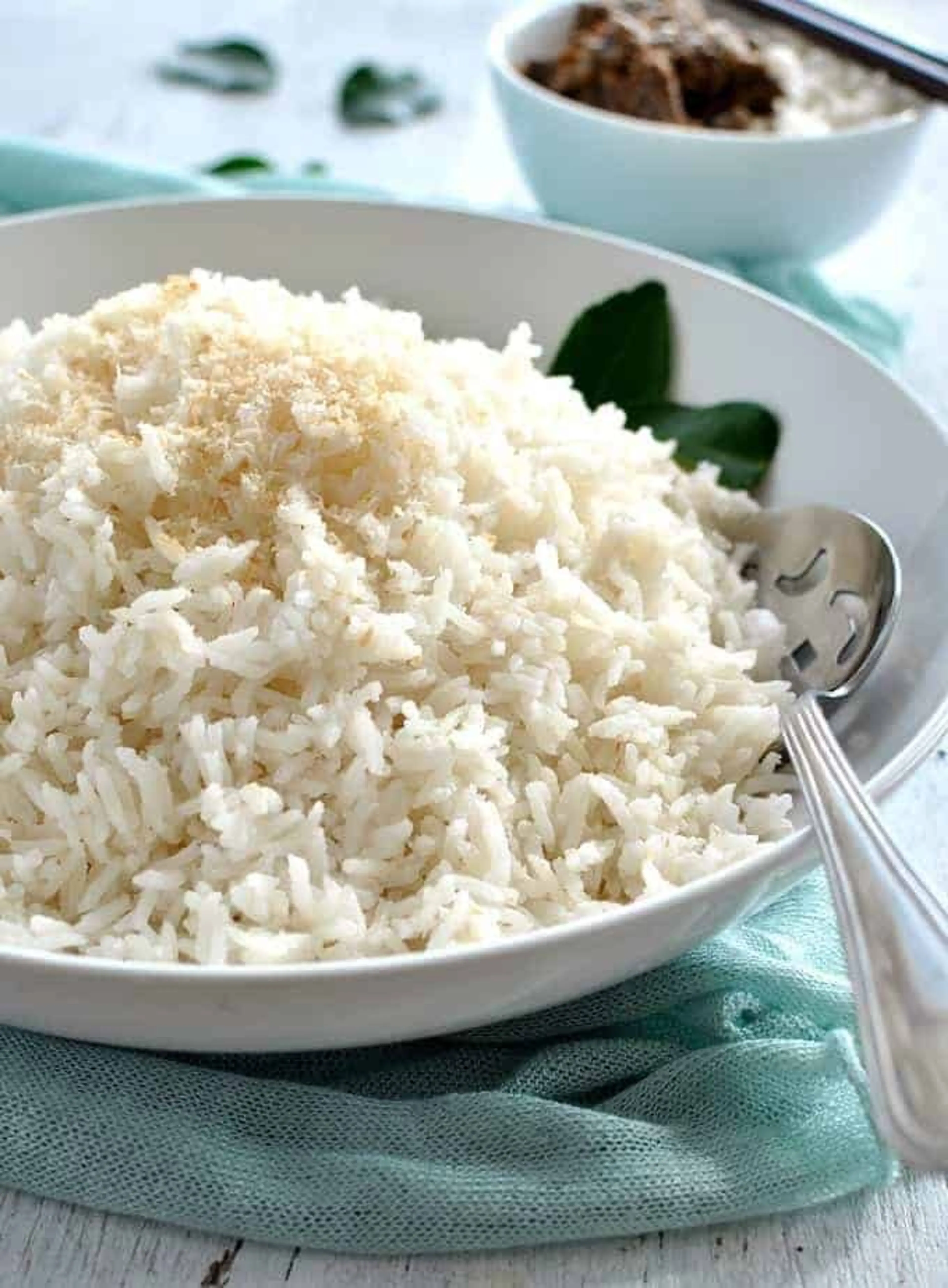 Restaurant Style Coconut Rice (Coconut Milk)