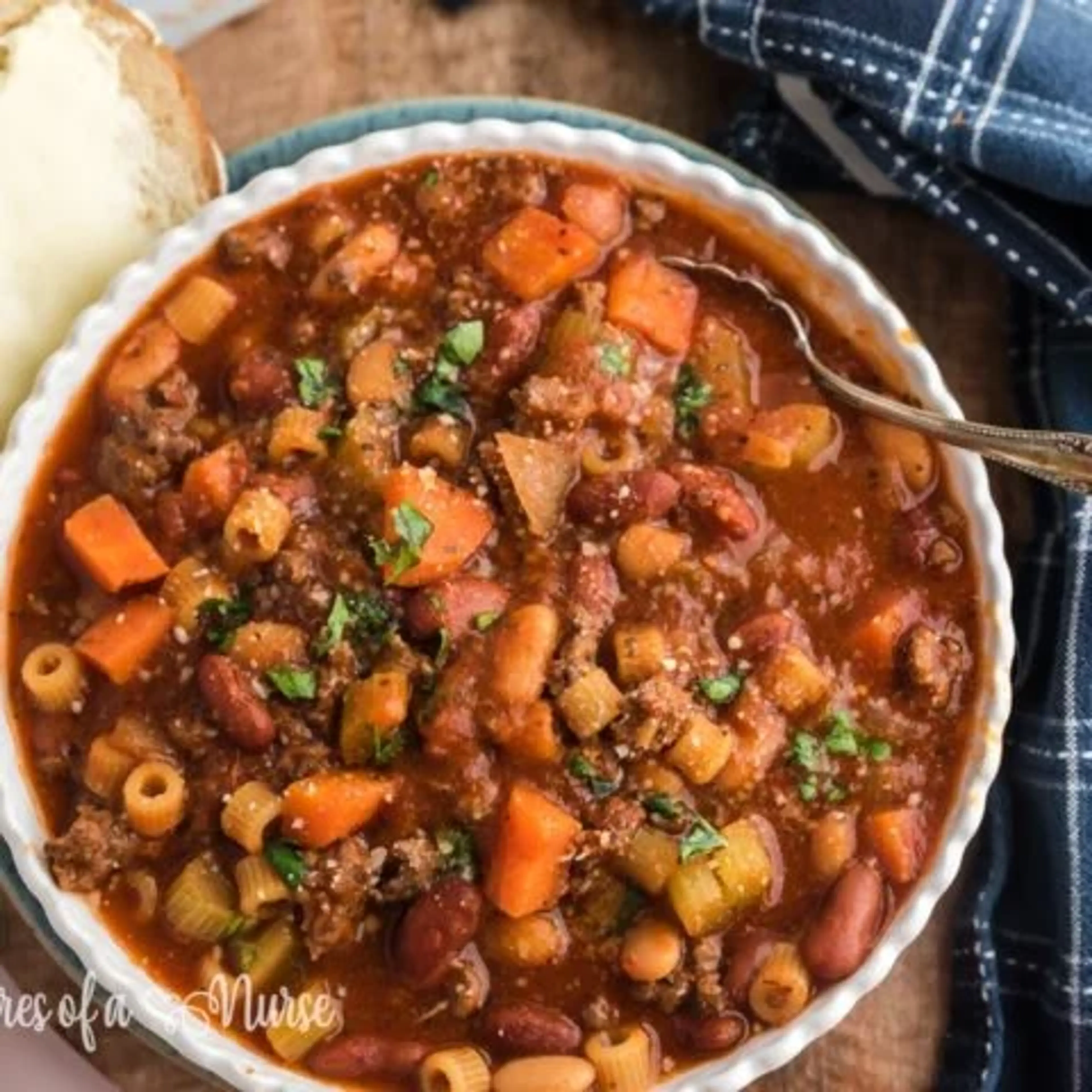 Olive Garden Copycat Pasta E Fagioli Slow Cooker Soup