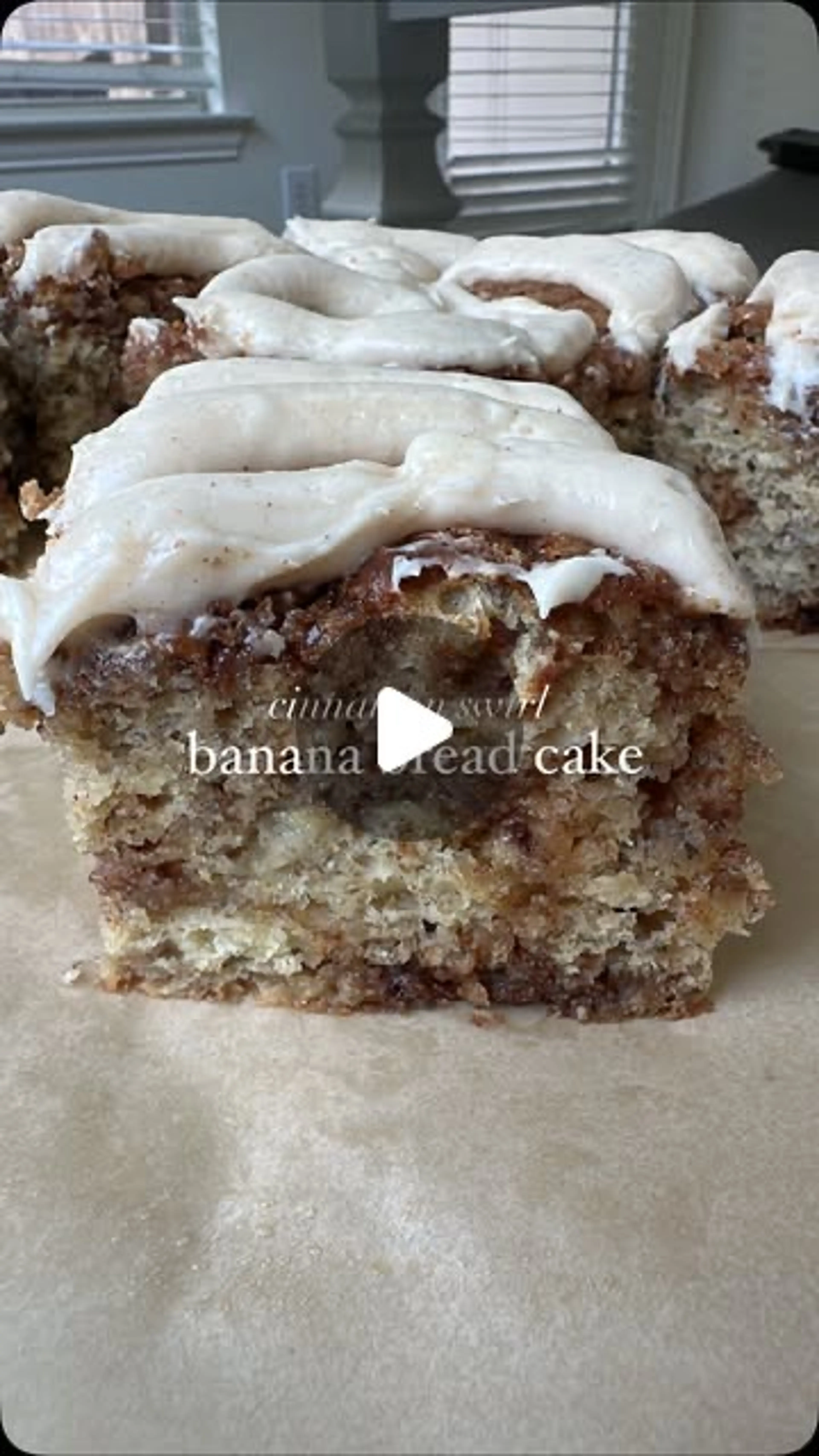 Cinnamon Swirl Banana Cake