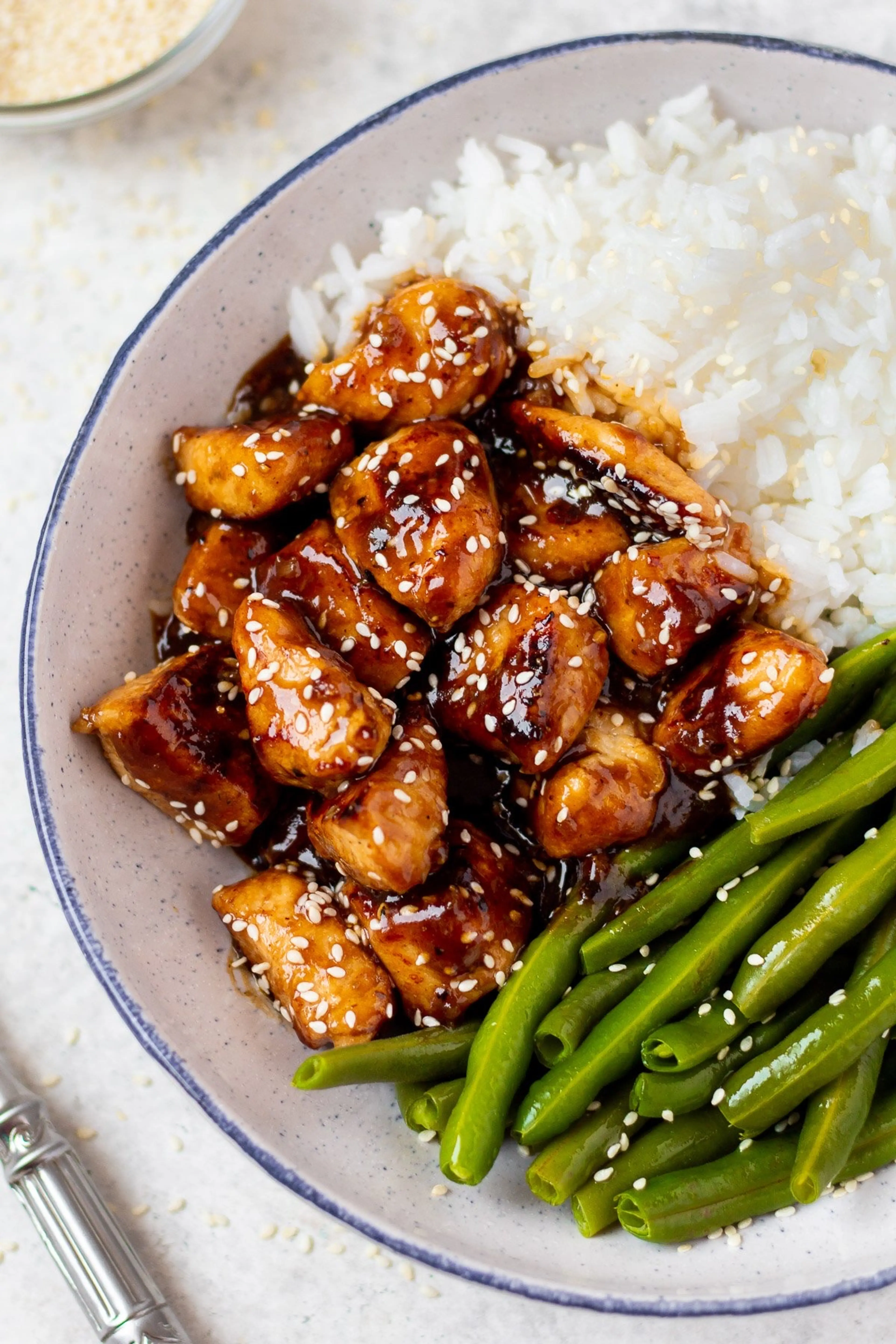 Healthy Sesame Chicken.