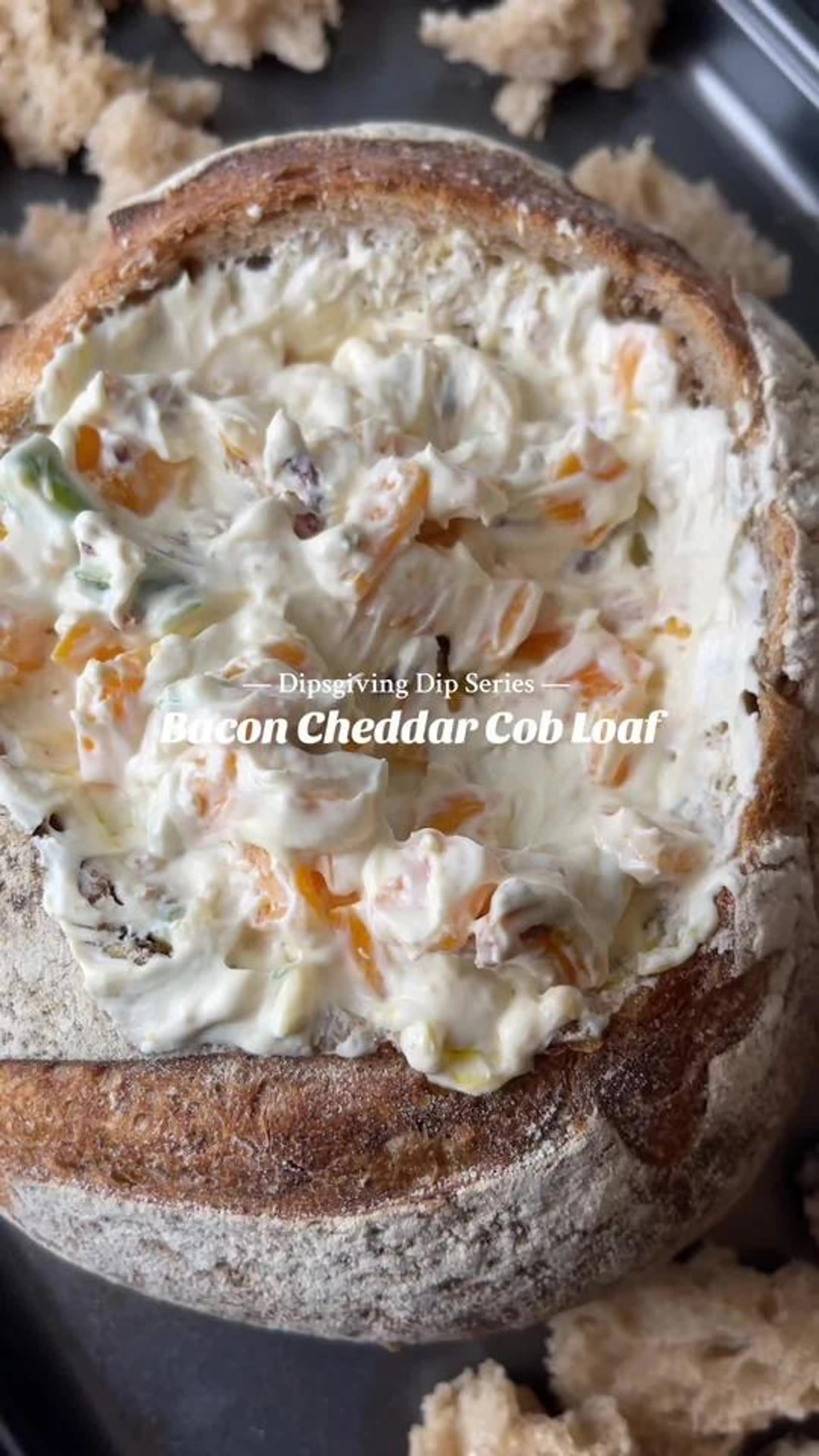 Bacon Cheddar Cob Loaf